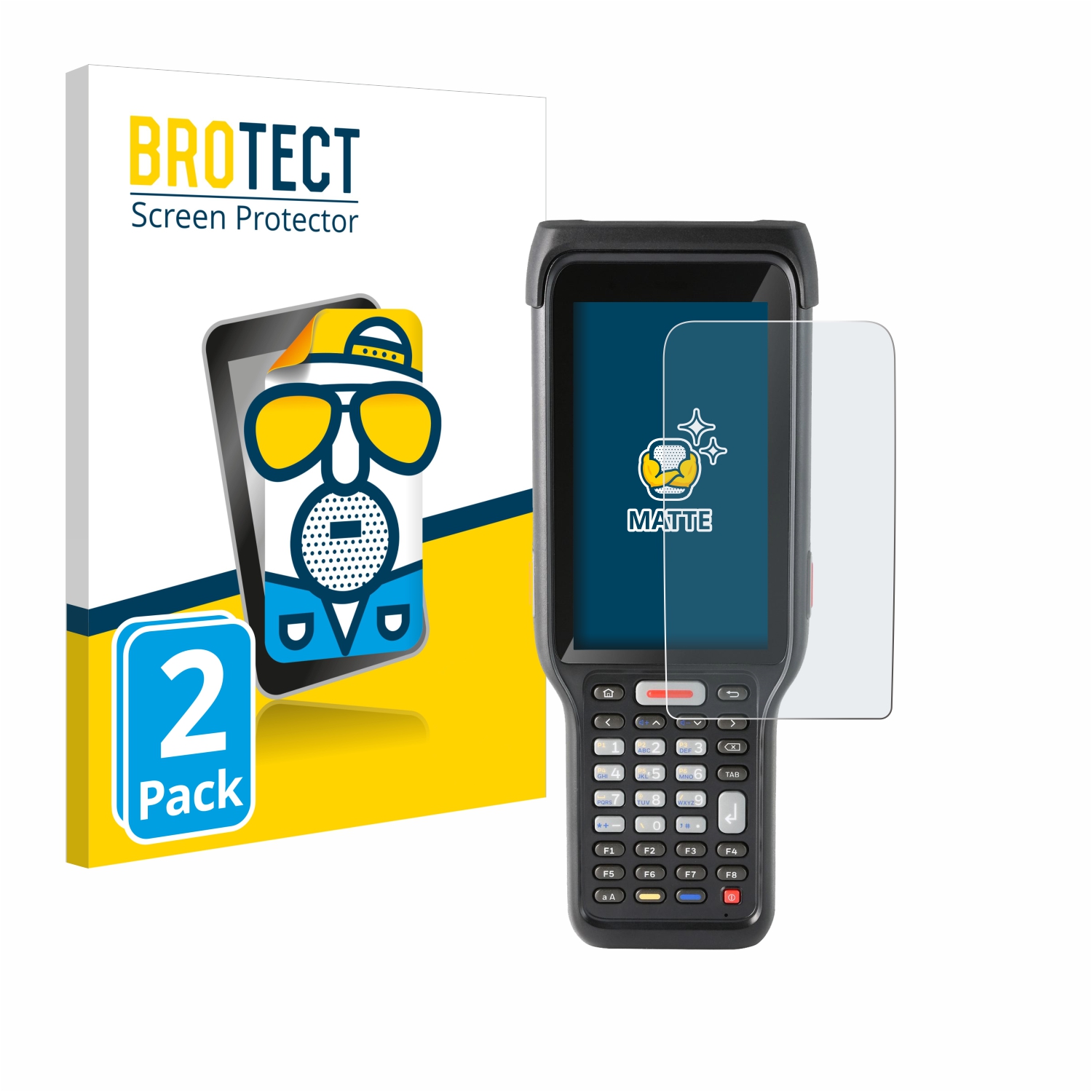 2x BROTECT Entspiegelungs-Folie pro Honeywell ScanPal EDA61K