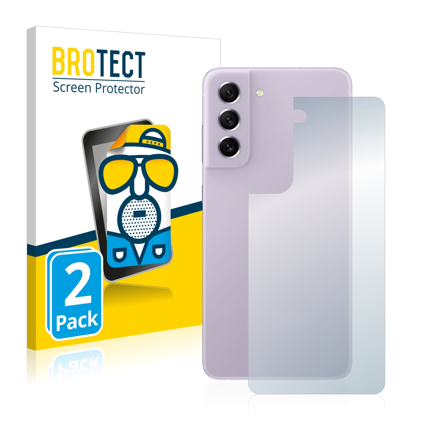 2x BROTECT Entspiegelungs-Folie pro Samsung Galaxy S21 FE 5G (zadní strana)