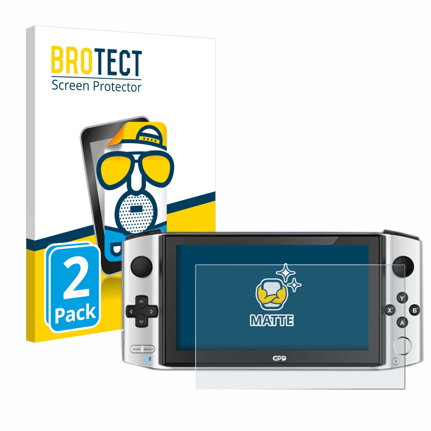 2x BROTECT Entspiegelungs-Folie pro GPD Win 3