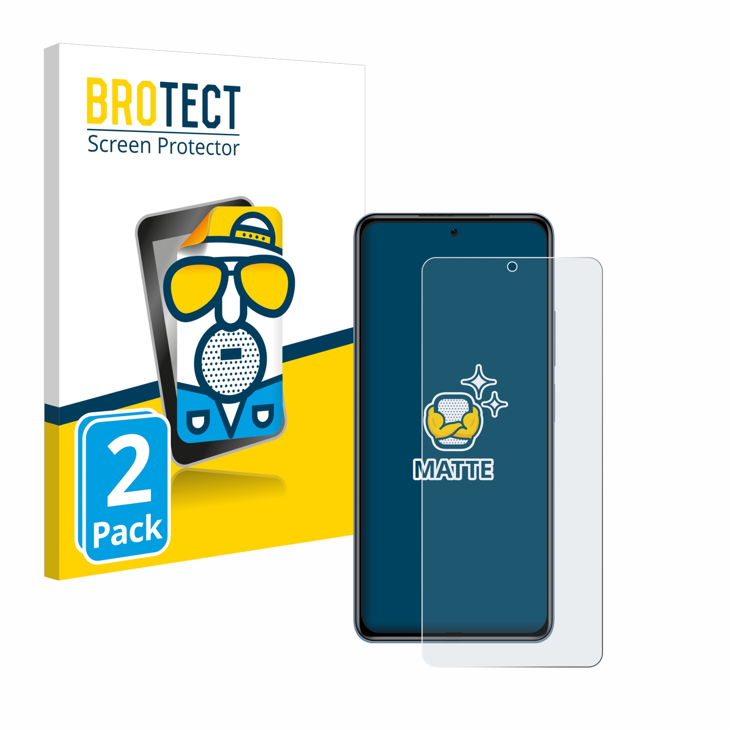 2x BROTECT Entspiegelungs-Folie pro Xiaomi Poco F3