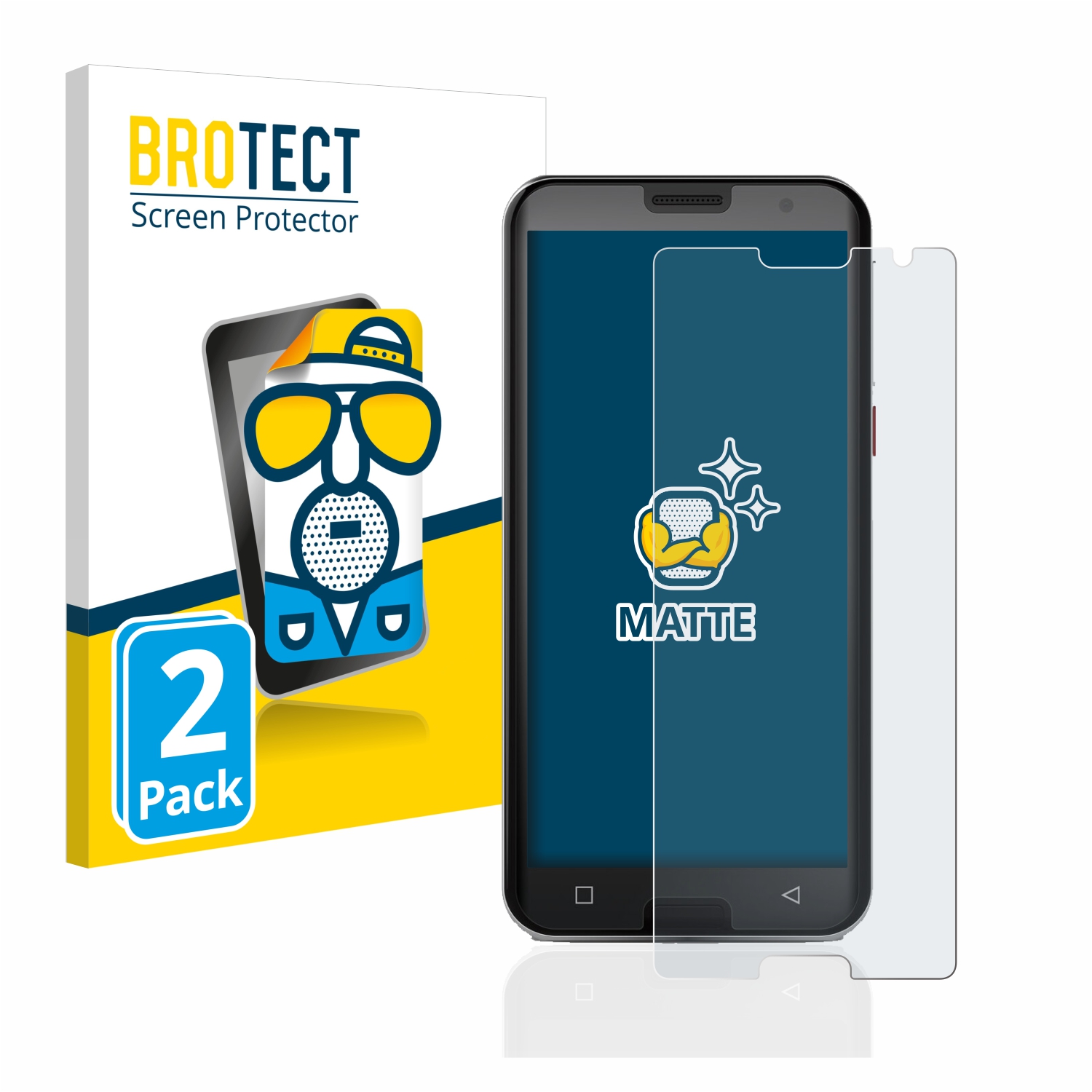 2x BROTECT Entspiegelungs-Folie pro Emporia Smart 5