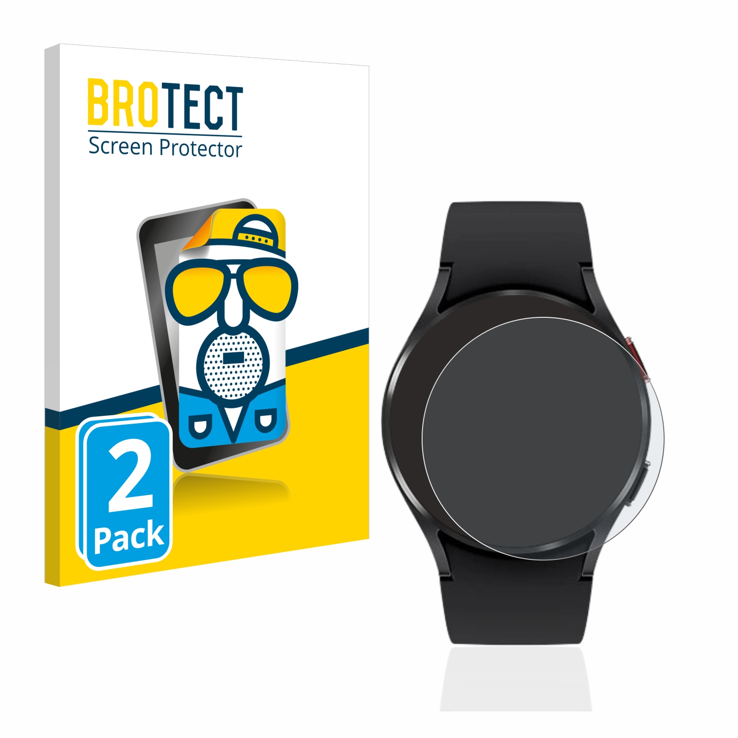 2x BROTECT Entspiegelungs-Folie pro Samsung Galaxy Watch 4 (40mm)