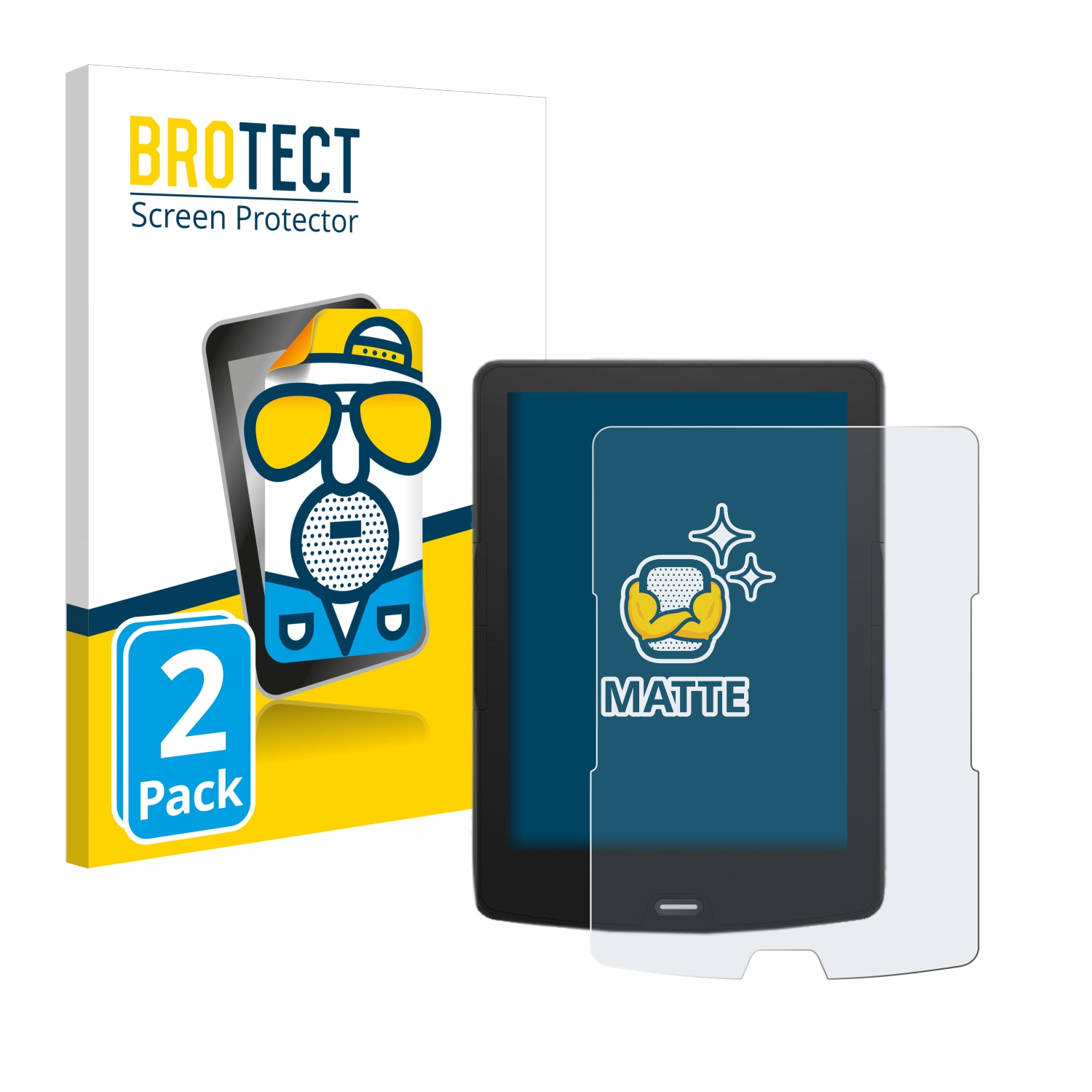 2x BROTECT Entspiegelungs-Folie pro inkBOOK Calypso Plus