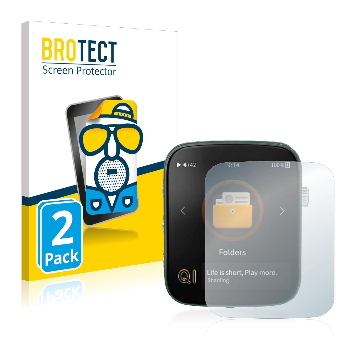 2x BROTECT Entspiegelungs-Folie pro Shanling Q1