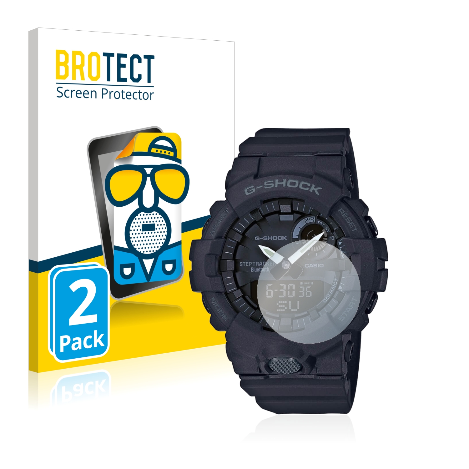 2x BROTECT Entspiegelungs-Folie pro Casio G-Shock GBA800