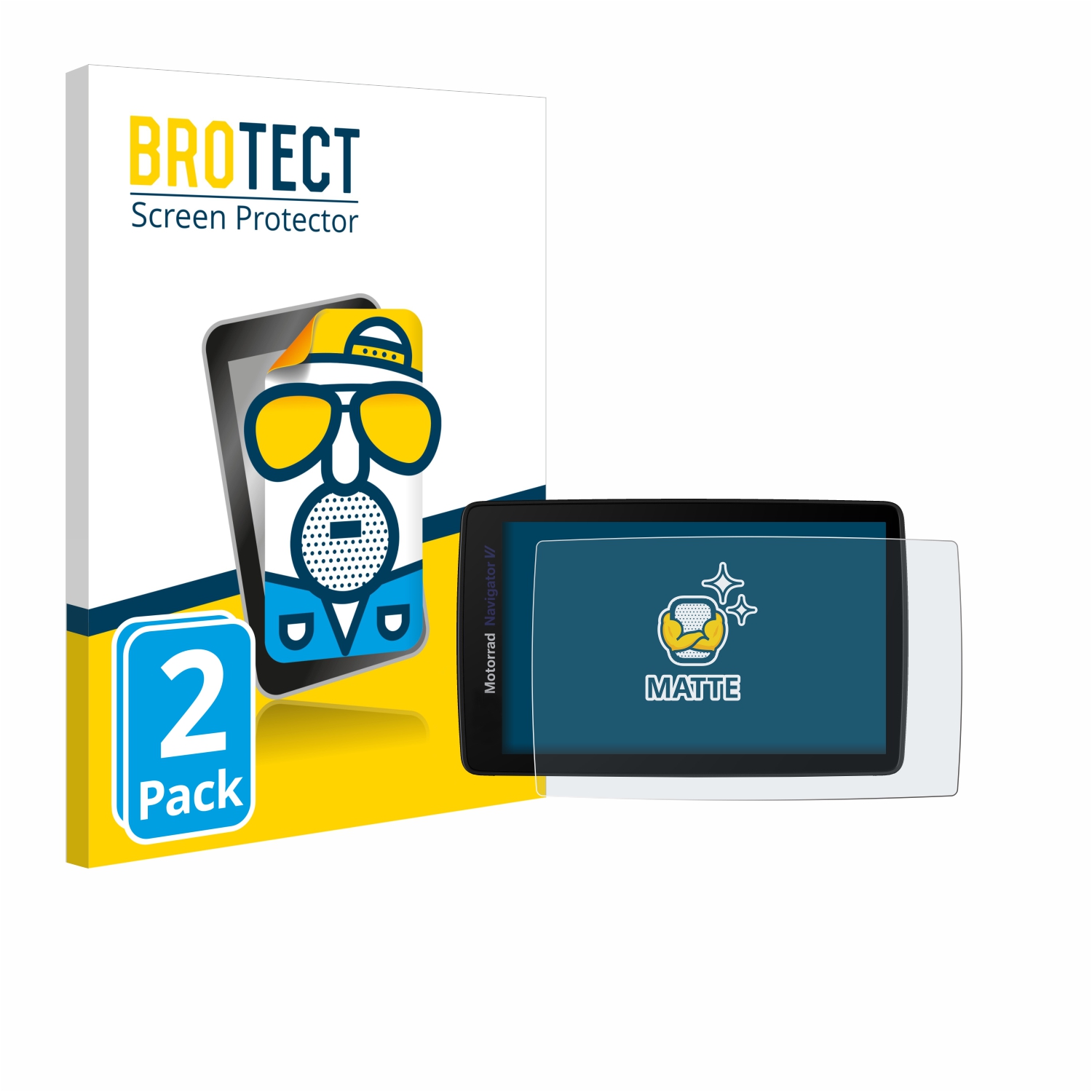 2x BROTECT Entspiegelungs-Folie pro BMW Navigator VI