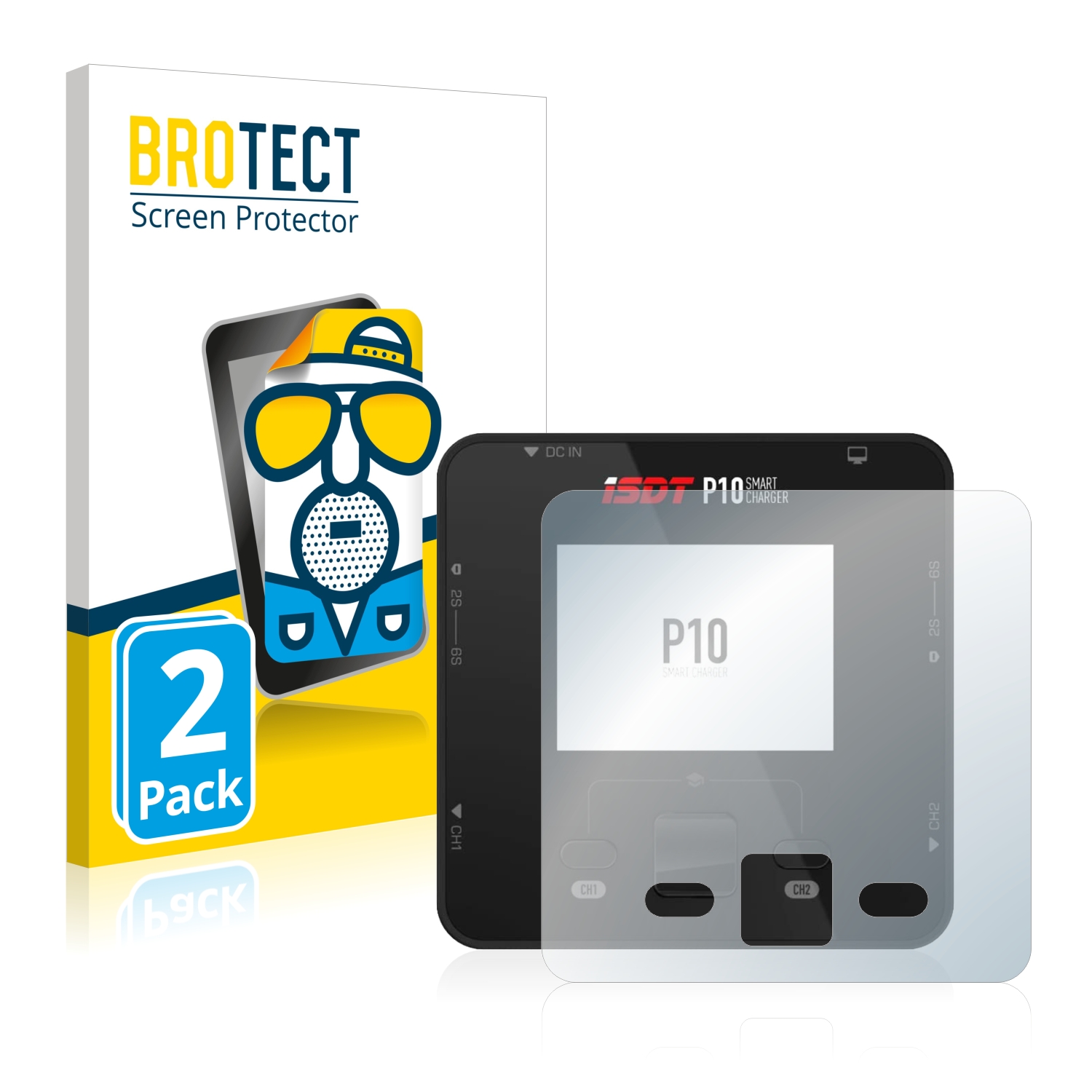 2x BROTECT Entspiegelungs-Folie pro ISDT P10
