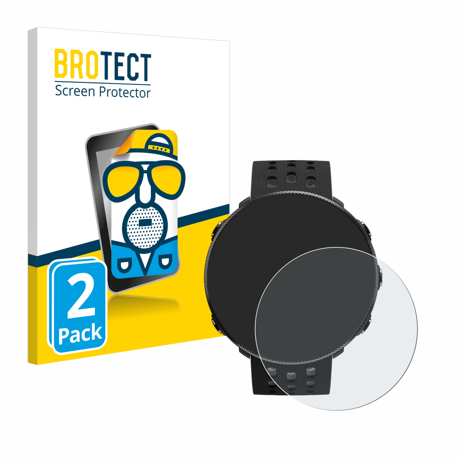 2x BROTECT Entspiegelungs-Folie pro Polar Vantage M2