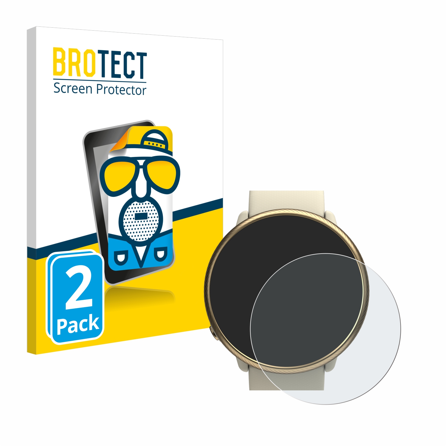 2x BROTECT Entspiegelungs-Folie pro Polar Ignite 2