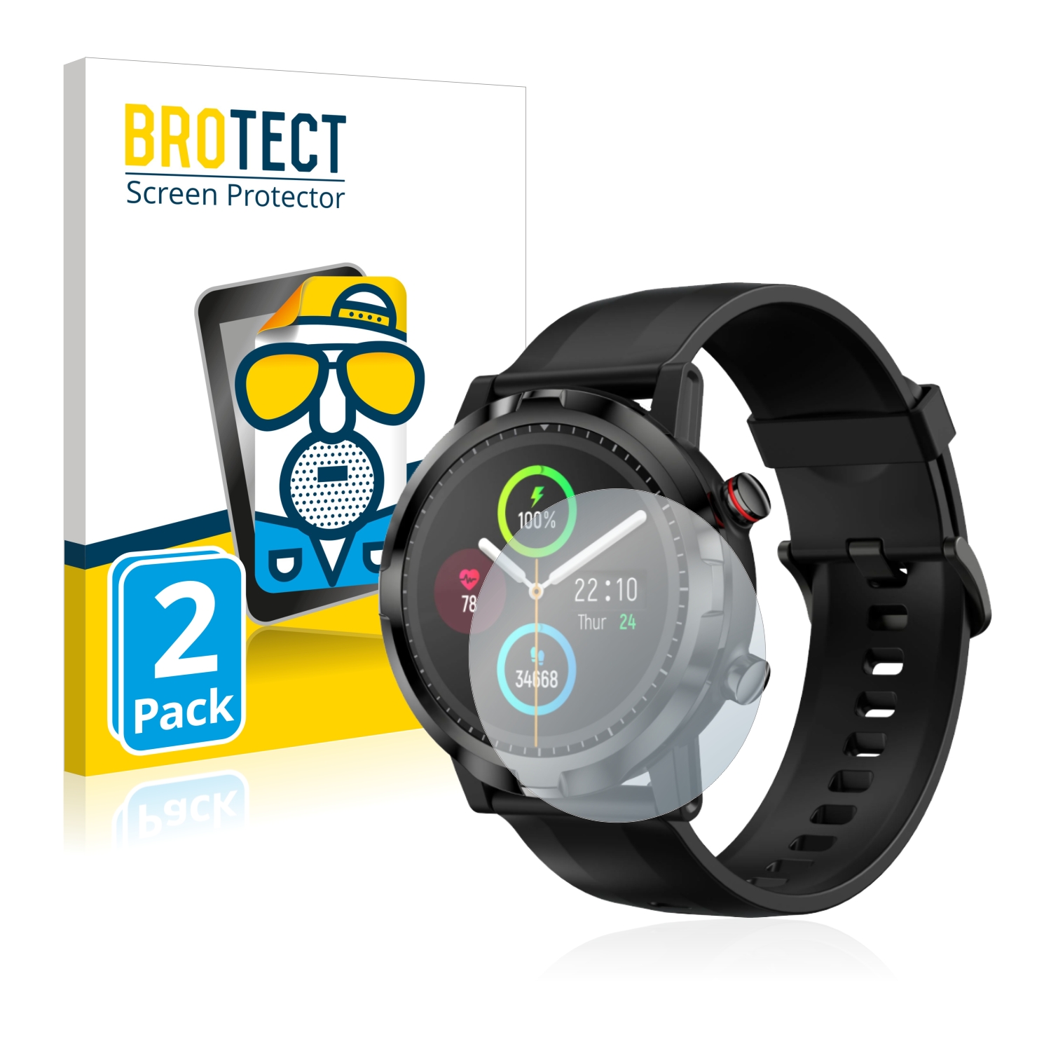 2x BROTECT Entspiegelungs-Folie pro Xiaomi Haylou RT