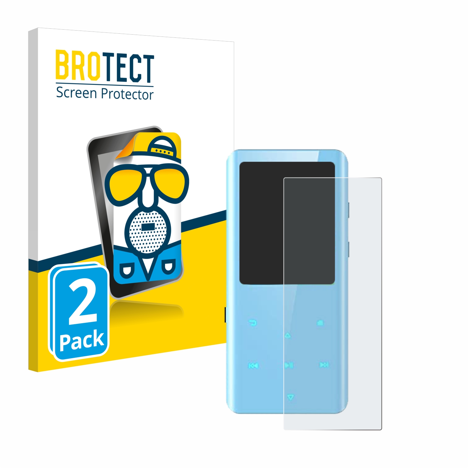 2x BROTECT Entspiegelungs-Folie pro AGPtek A19X