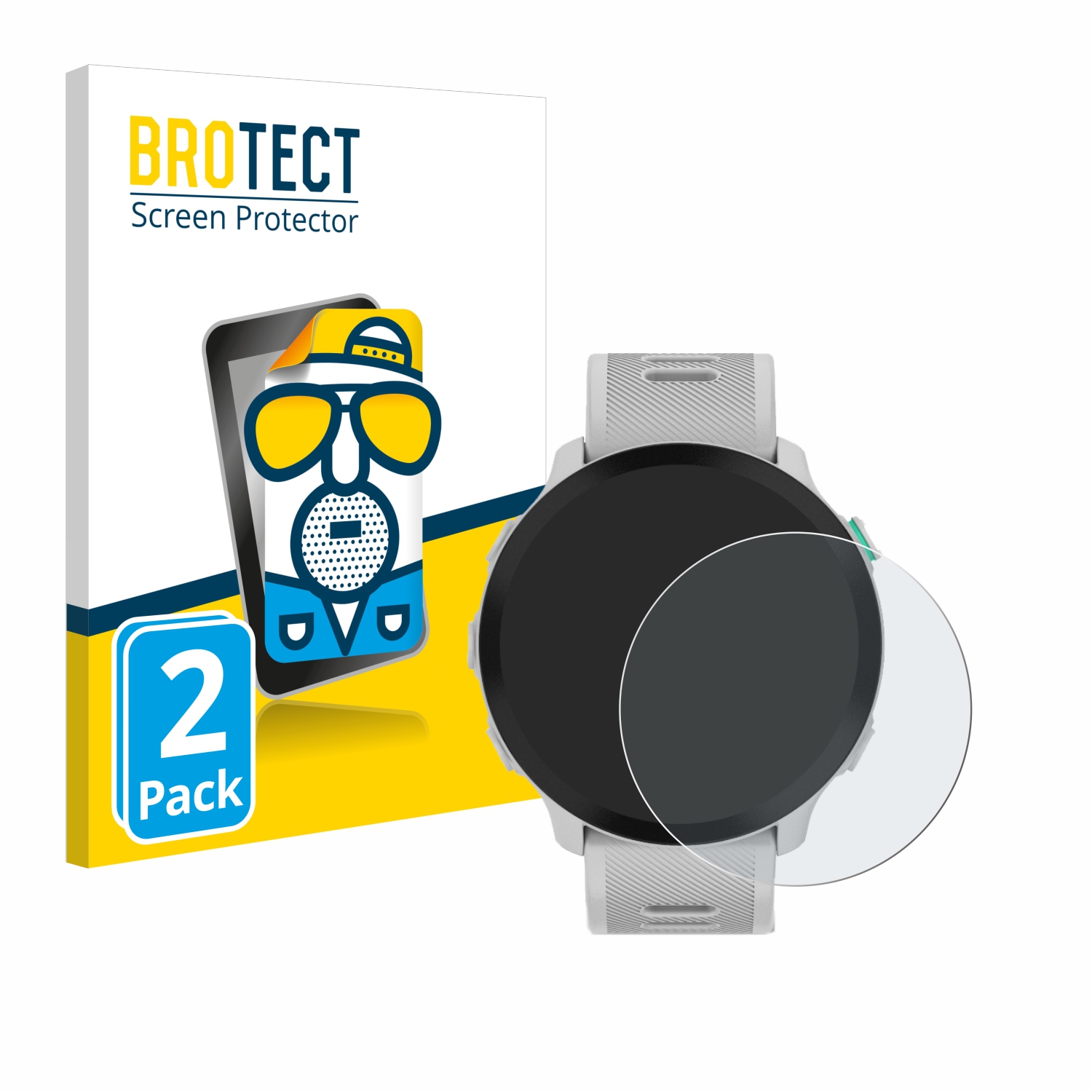 2x BROTECT Entspiegelungs-Folie pro Garmin Forerunner 55