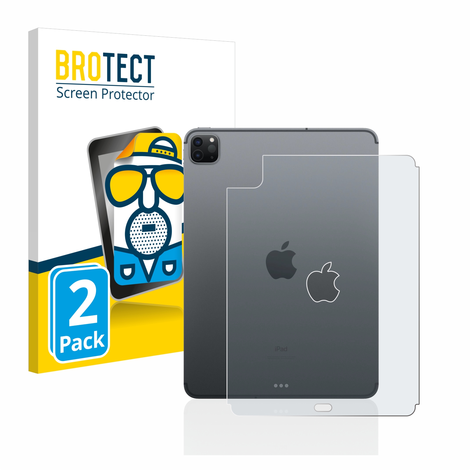 2x BROTECT Entspiegelungs-Folie pro Apple iPad Pro 11 WiFi 2021 (zadní strana, 3. Gen.)