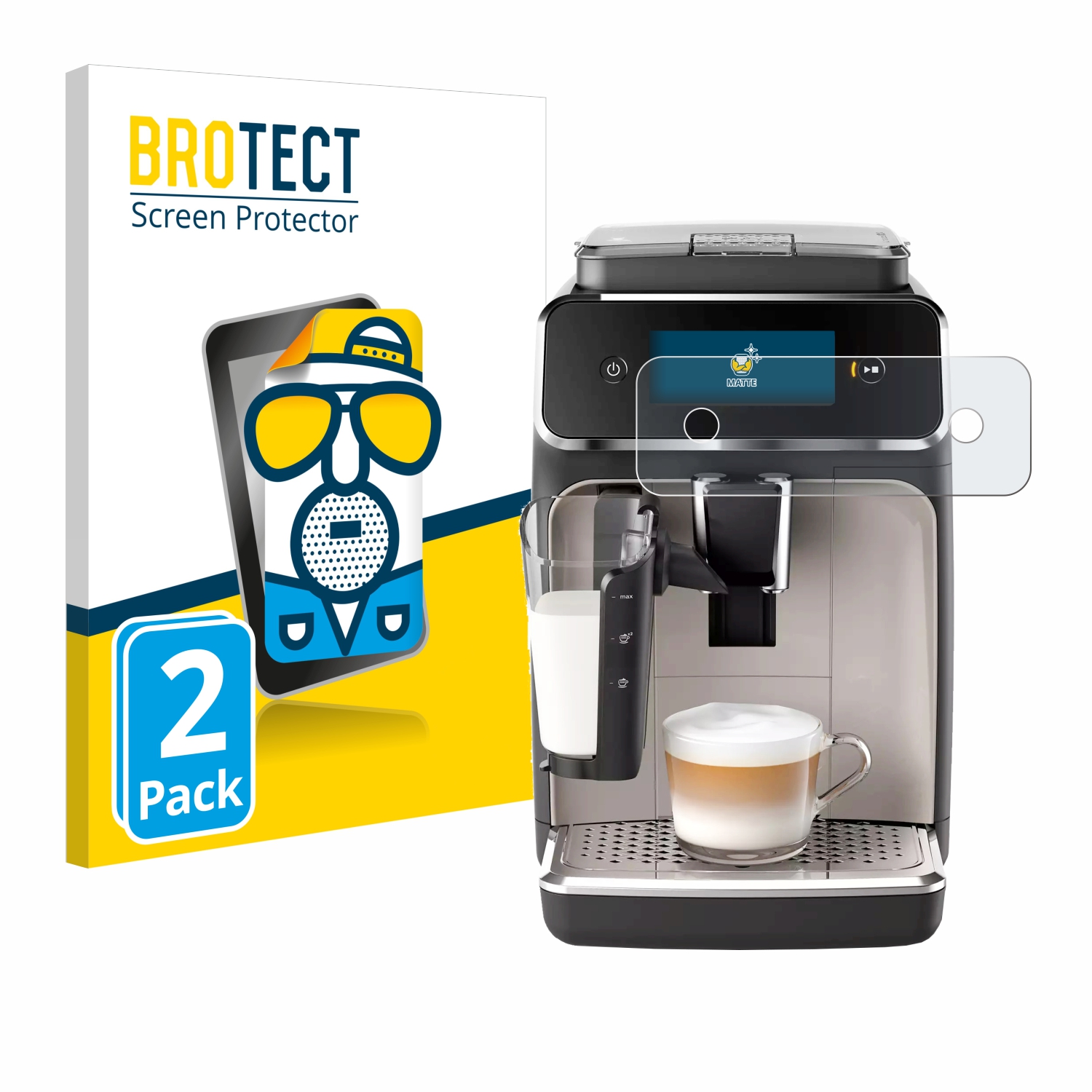 2x BROTECT Entspiegelungs-Folie pro Philips Series 2200