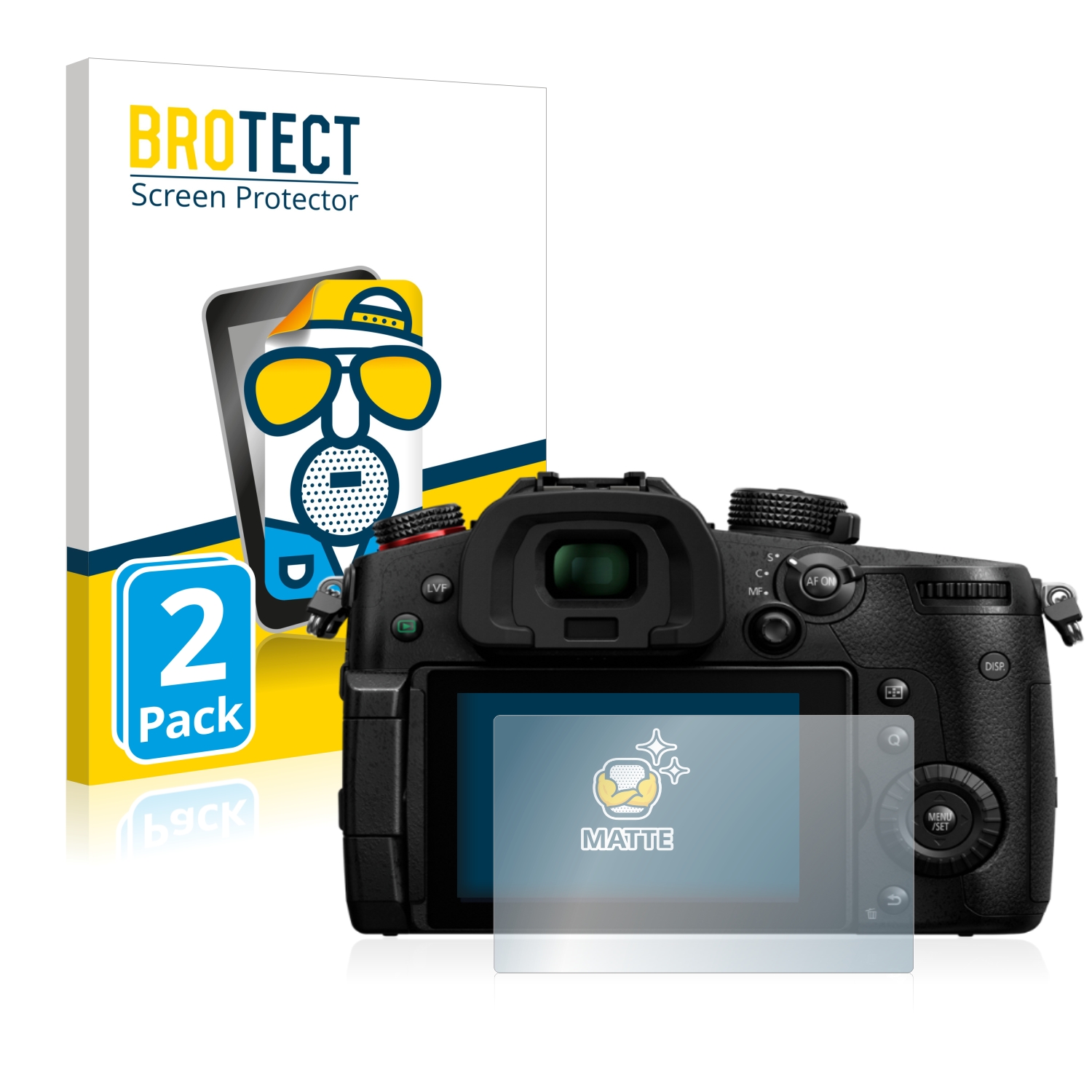 2x BROTECT Entspiegelungs-Folie pro Panasonic Lumix DC-GH5 II
