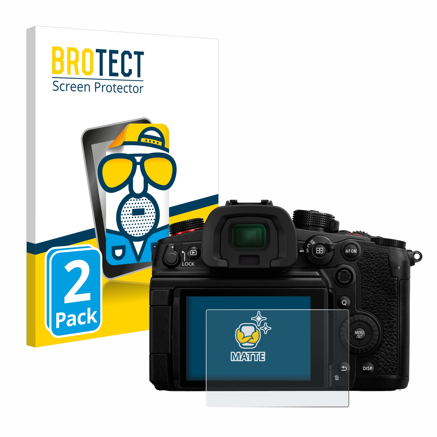 2x BROTECT Entspiegelungs-Folie pro Panasonic Lumix DC-GH6