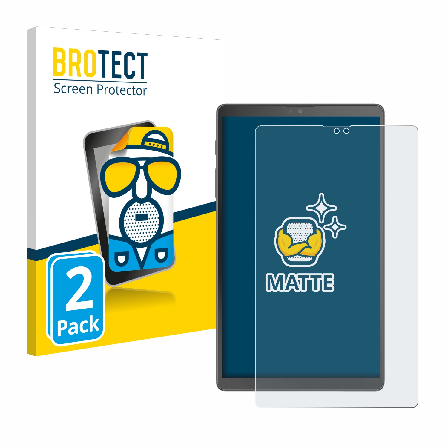 2x BROTECT Entspiegelungs-Folie pro Samsung Galaxy Tab A7 Lite Wi-Fi 2021 (na výšku)