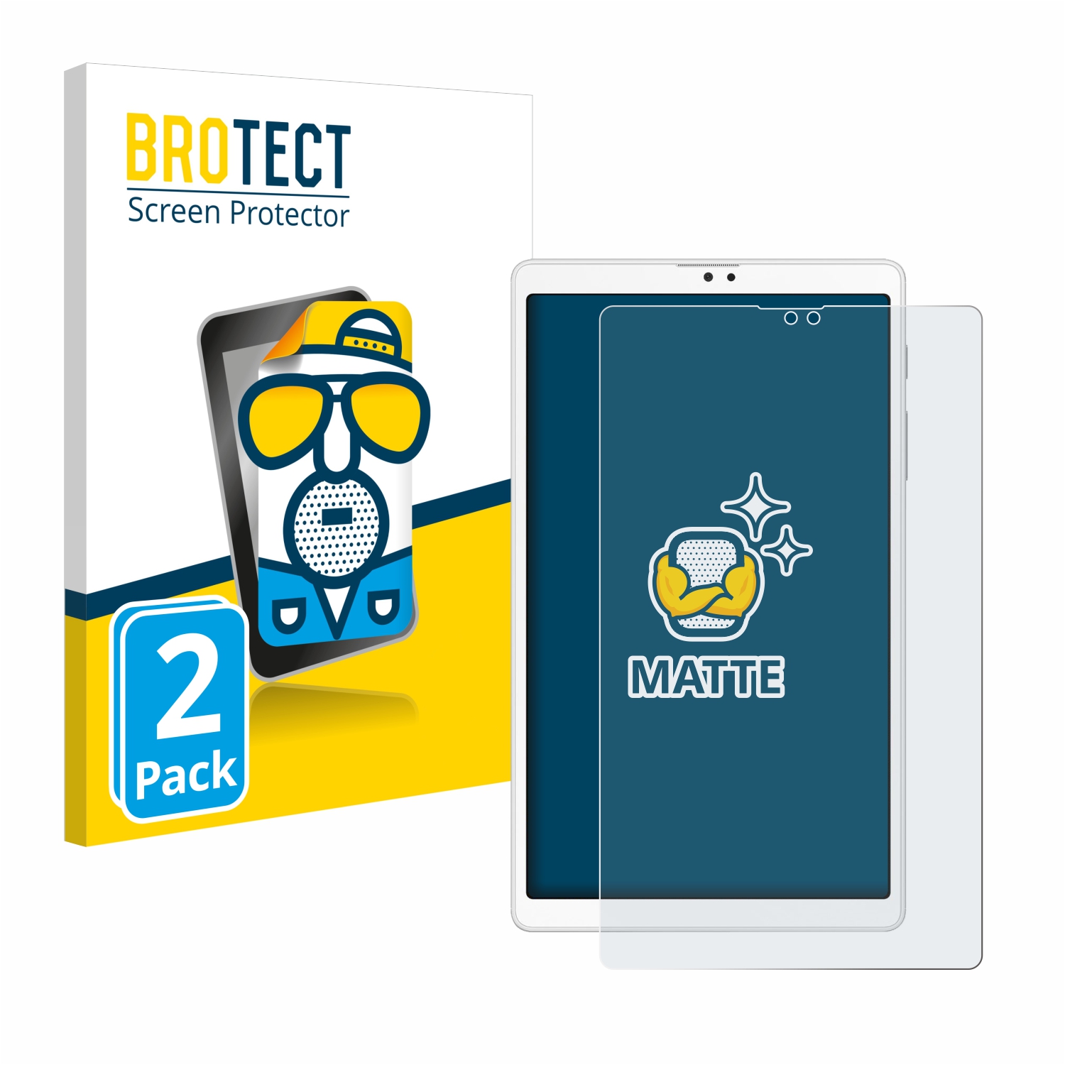 2x BROTECT Entspiegelungs-Folie pro Samsung Galaxy Tab A7 Lite LTE 2021 (na výšku)