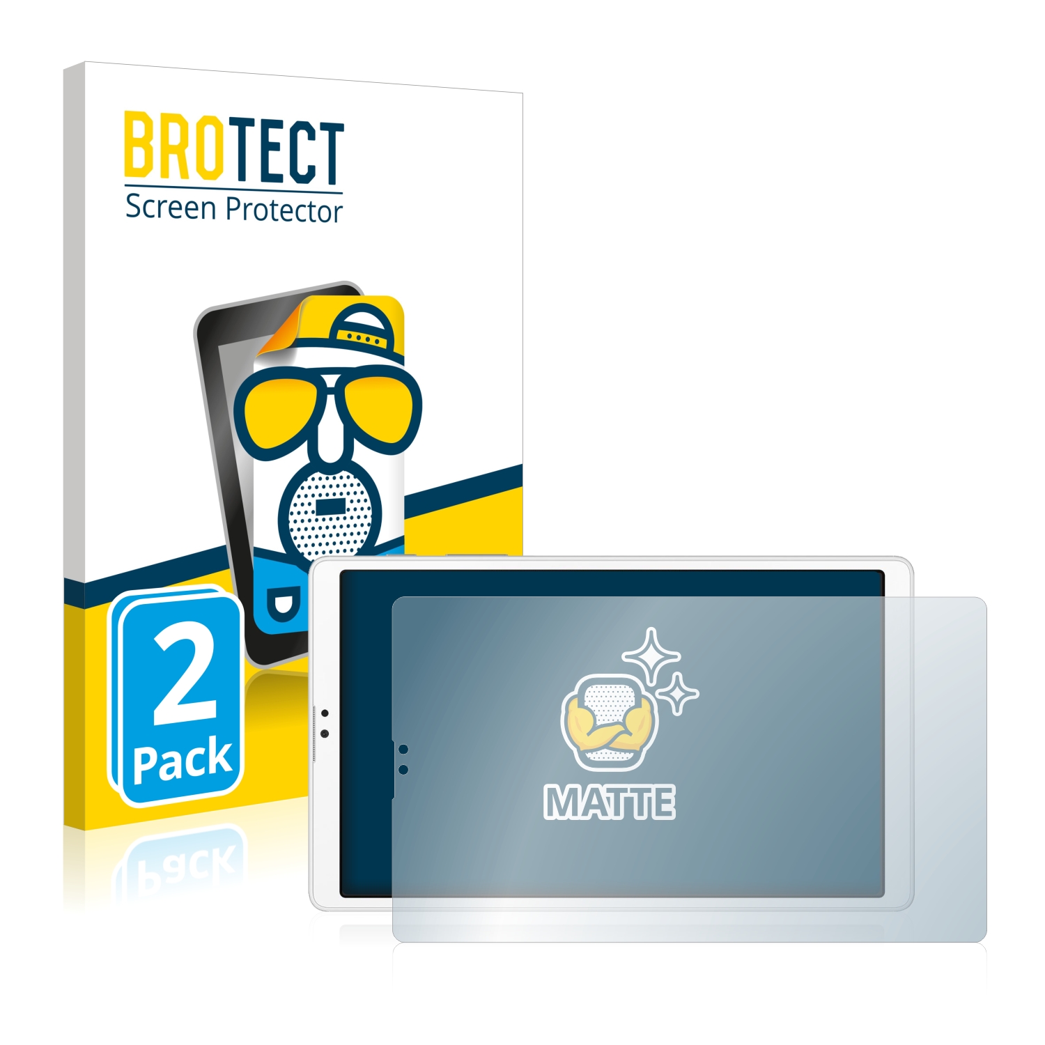 2x BROTECT Entspiegelungs-Folie pro Samsung Galaxy Tab A7 Lite LTE 2021 (na šířku)