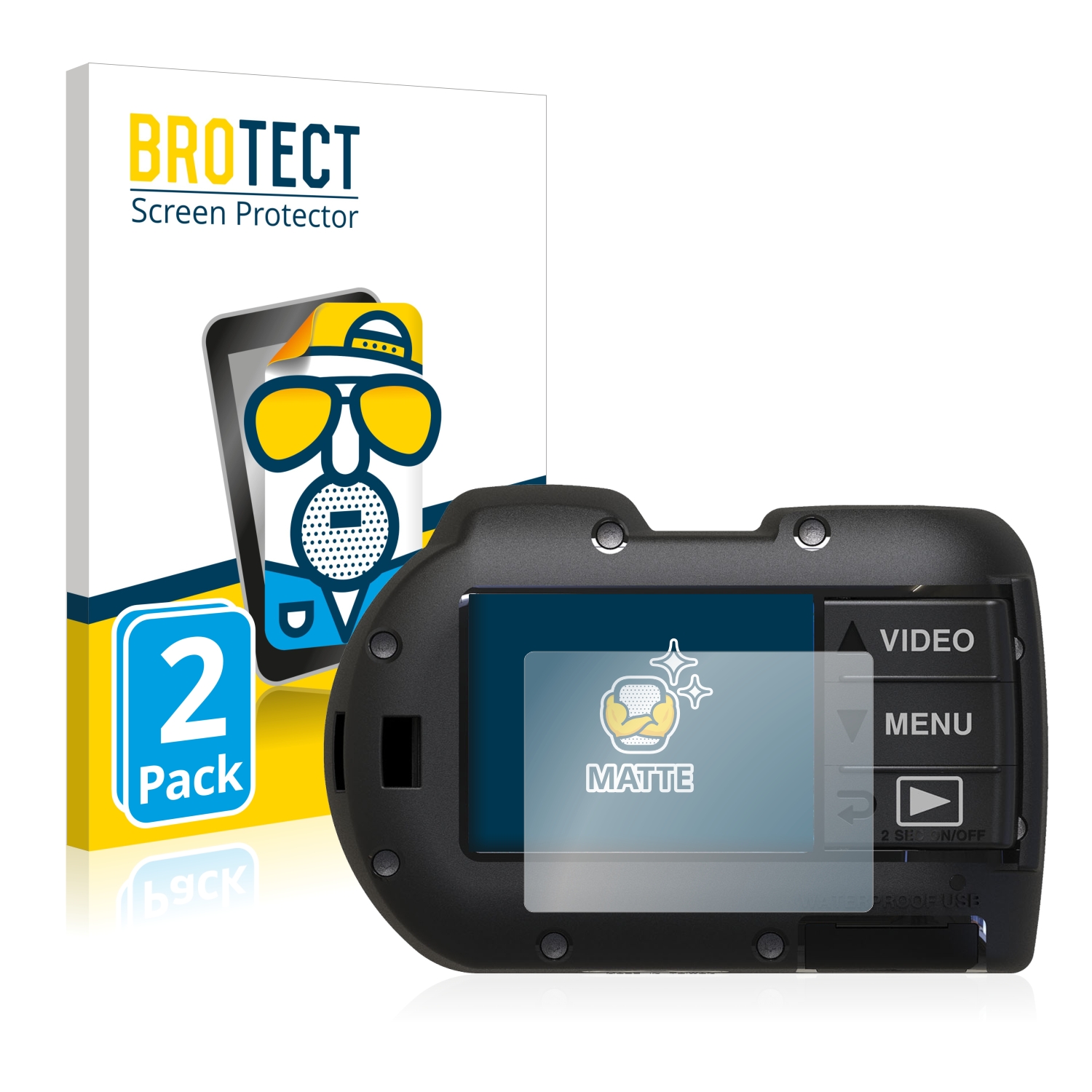 2x BROTECT Entspiegelungs-Folie pro SeaLife Micro 3.0