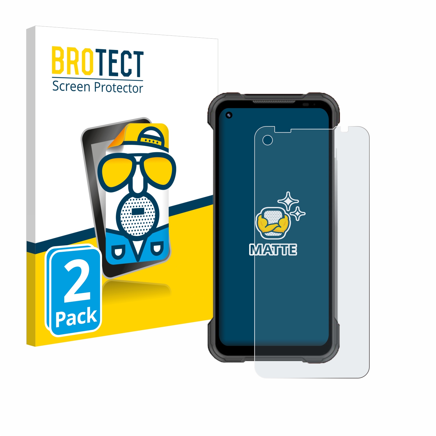 2x BROTECT Entspiegelungs-Folie pro Doogee S97 Pro