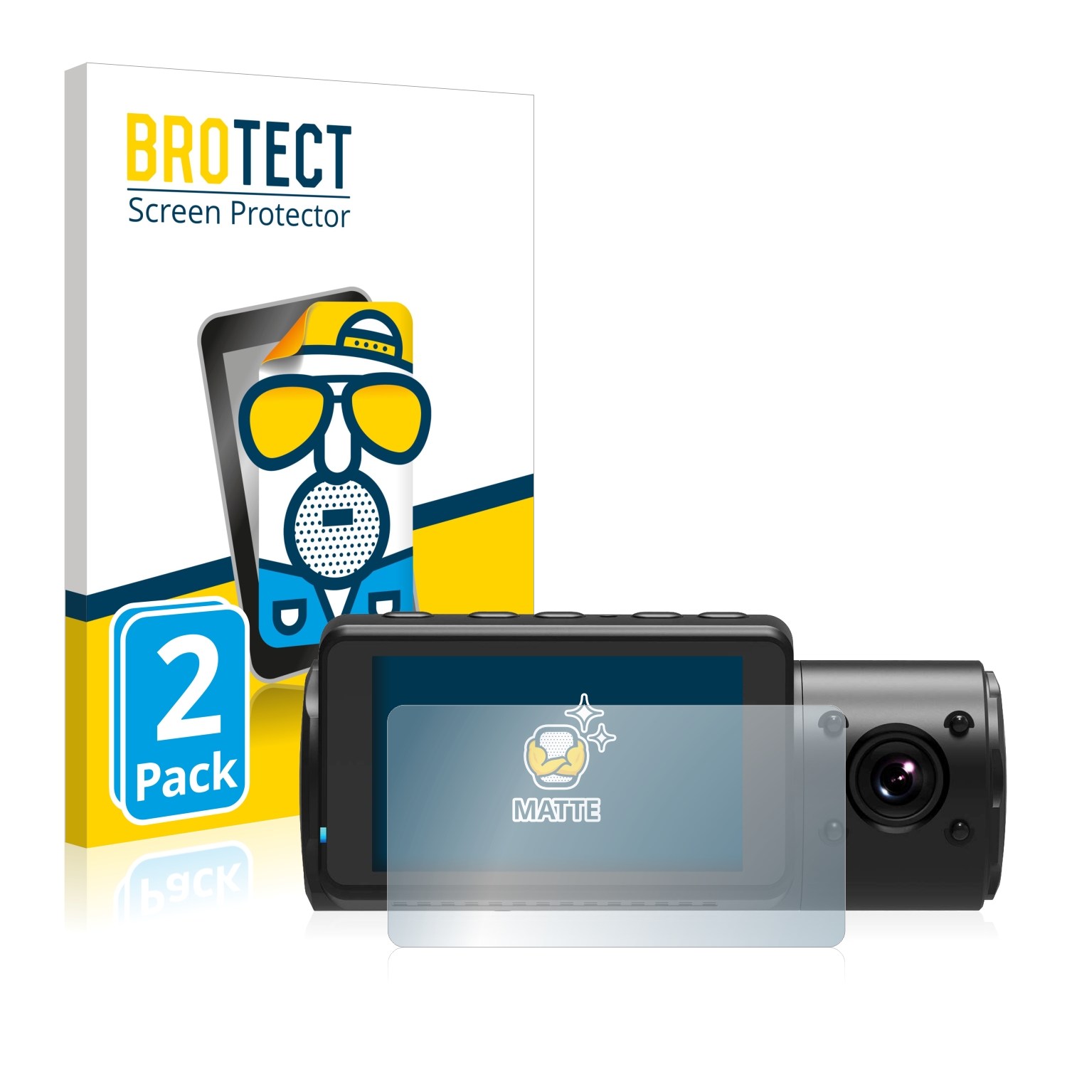 2x BROTECT Entspiegelungs-Folie pro Vantrue N4