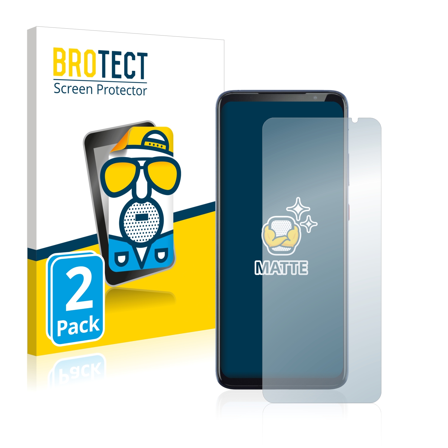 2x BROTECT Entspiegelungs-Folie pro ASUS Smartphone for Snapdragon Insiders