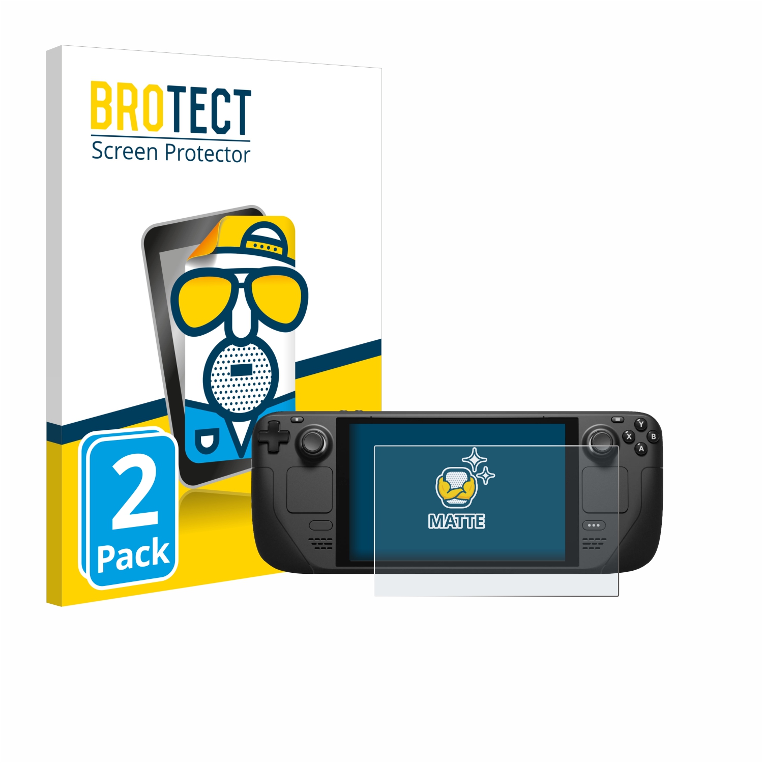 2x BROTECT Entspiegelungs-Folie pro Valve Steam Deck