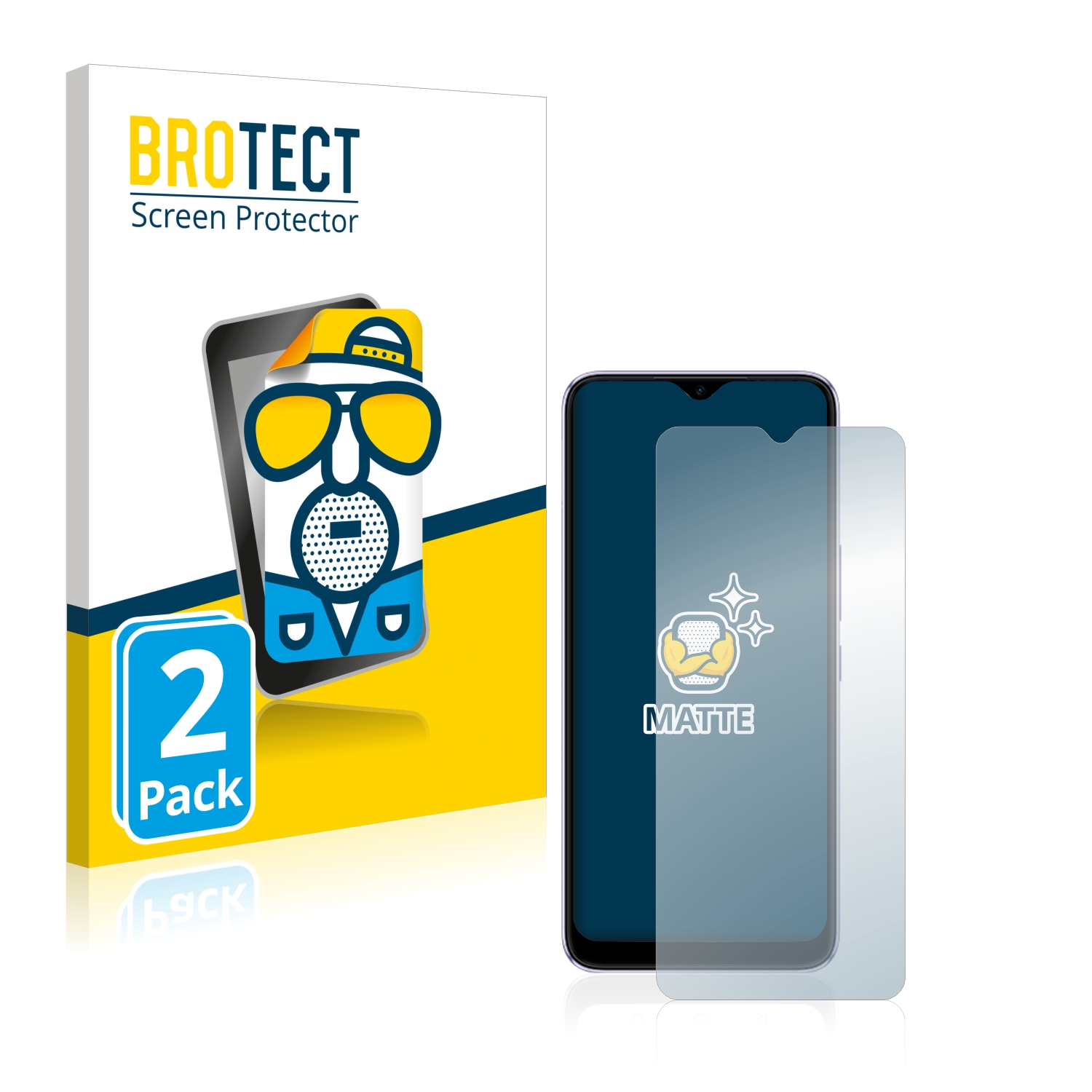 2x BROTECT Entspiegelungs-Folie pro Infinix Hot 10i