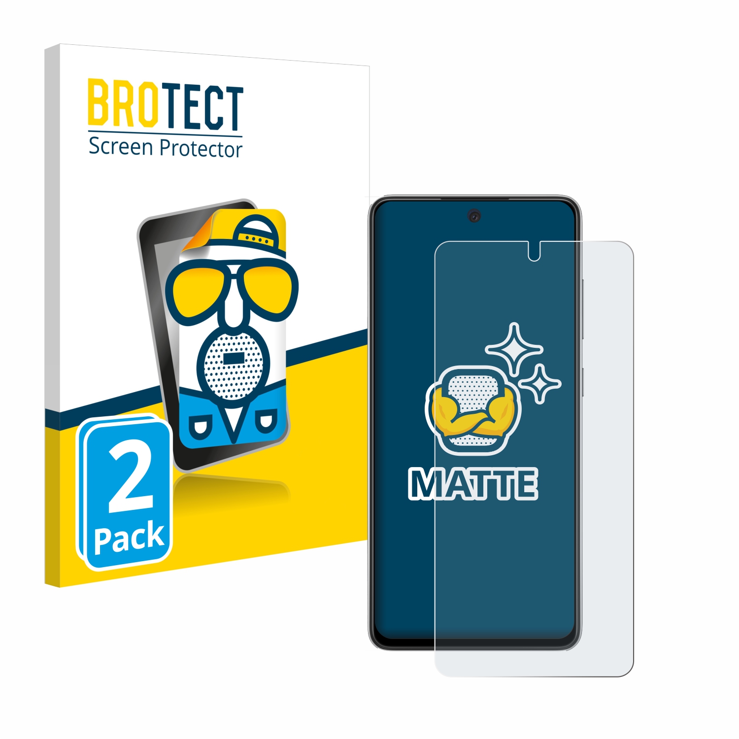 2x BROTECT Entspiegelungs-Folie pro Samsung Galaxy A52s 5G