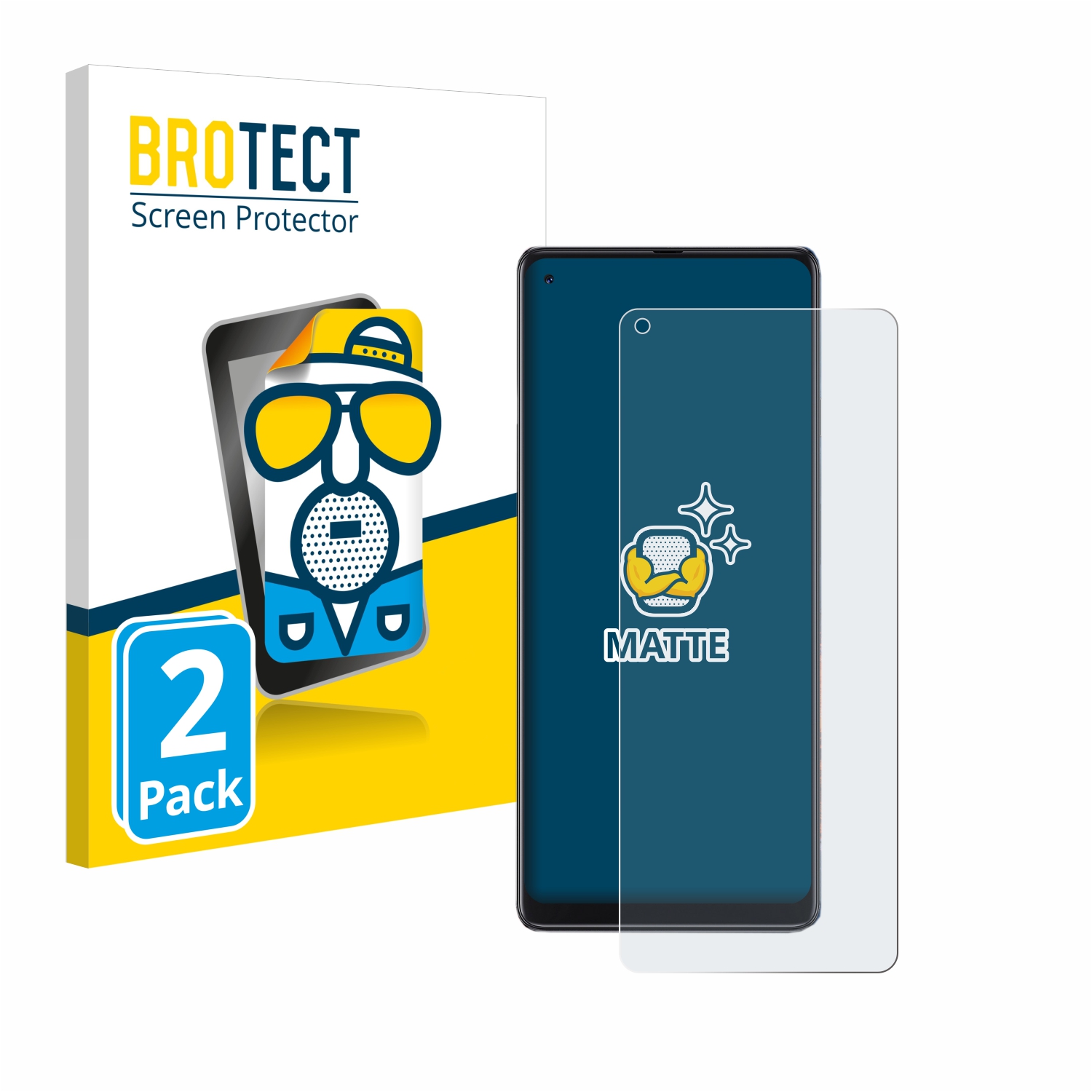 2x BROTECT Entspiegelungs-Folie pro Cubot Max 3