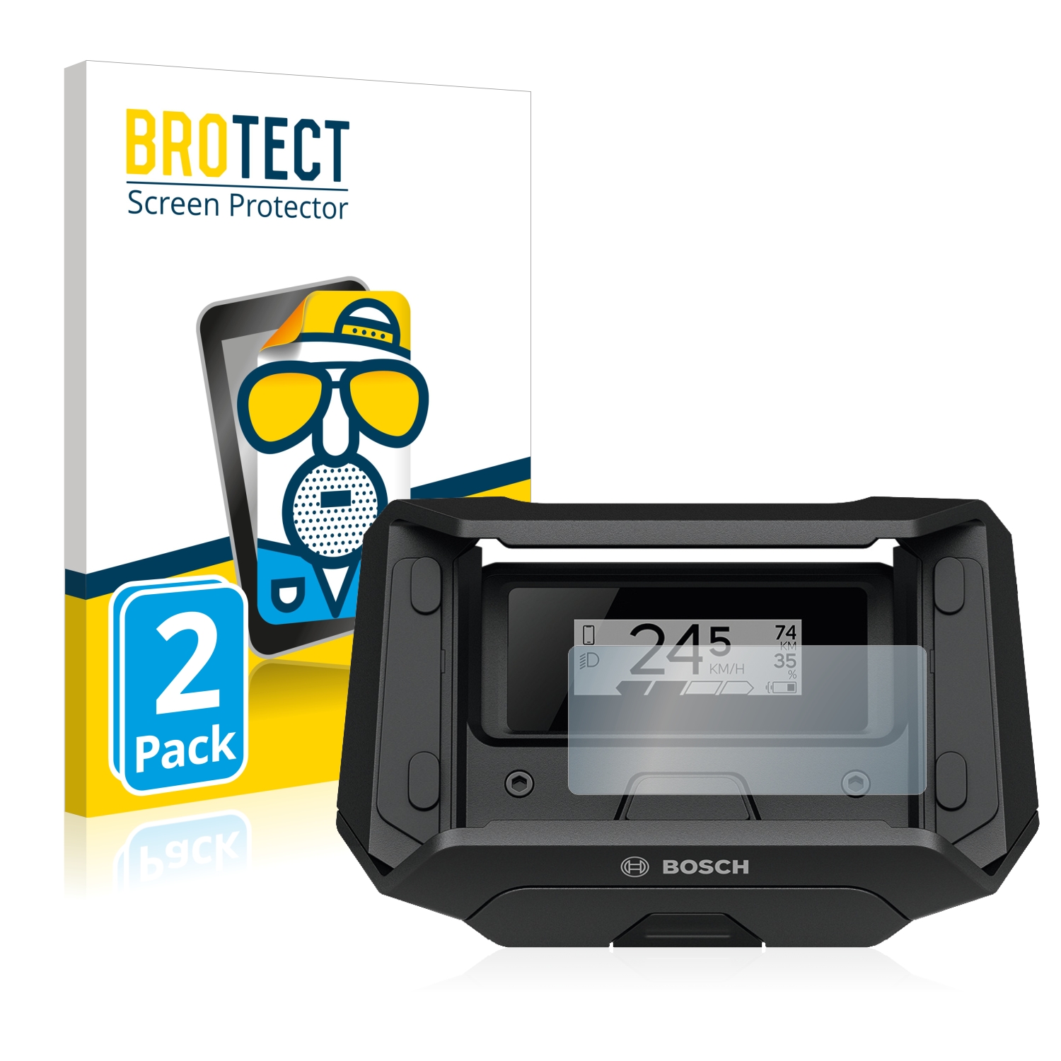 2x BROTECT Entspiegelungs-Folie pro Bosch SmartphoneHub CUI100