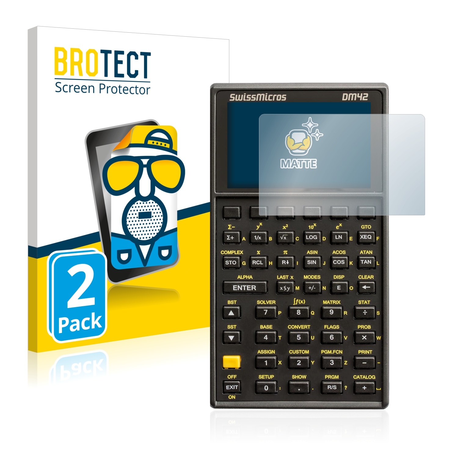 2x BROTECT Entspiegelungs-Folie pro SwissMicros DM42