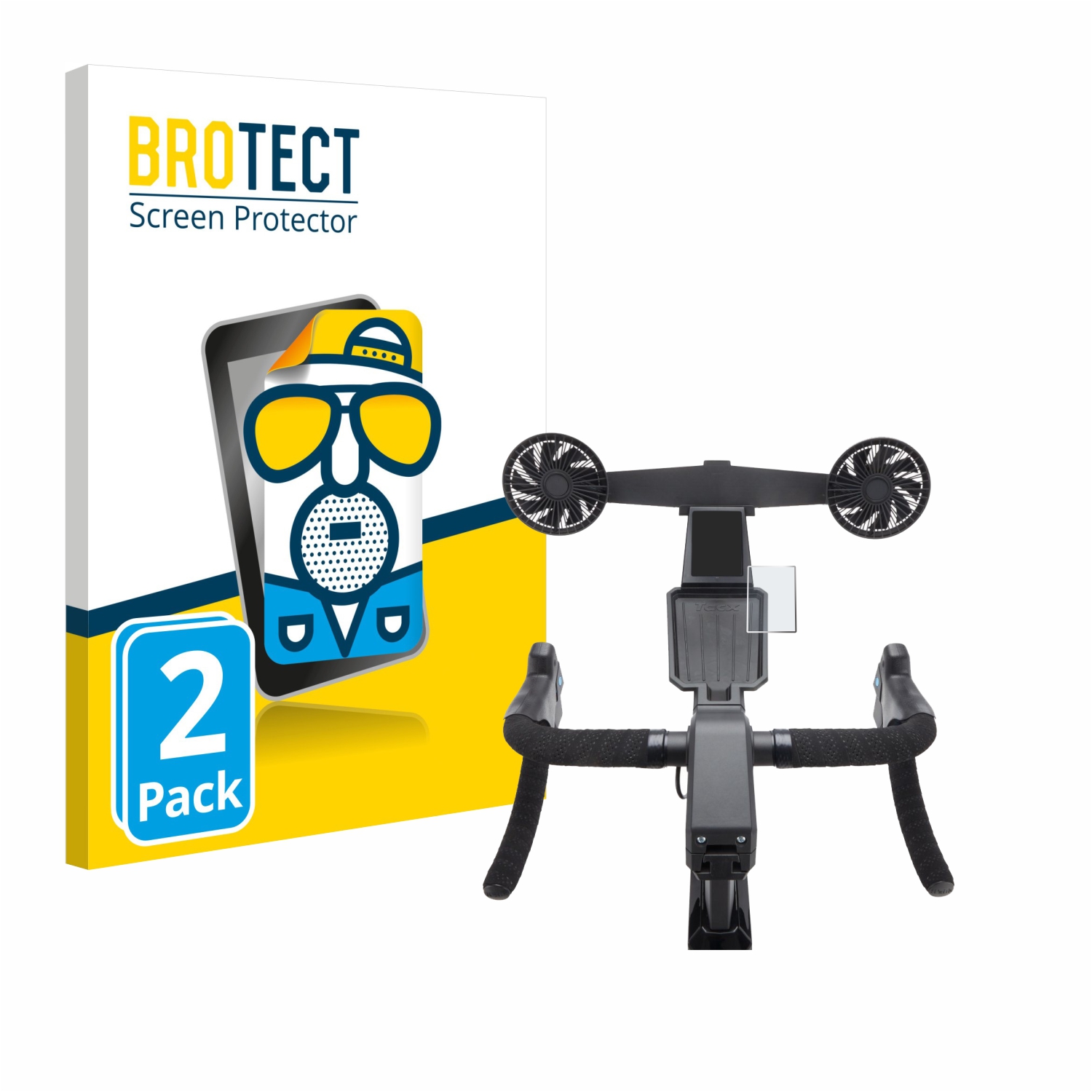 2x BROTECT Entspiegelungs-Folie pro Tacx Neo Bike Smart
