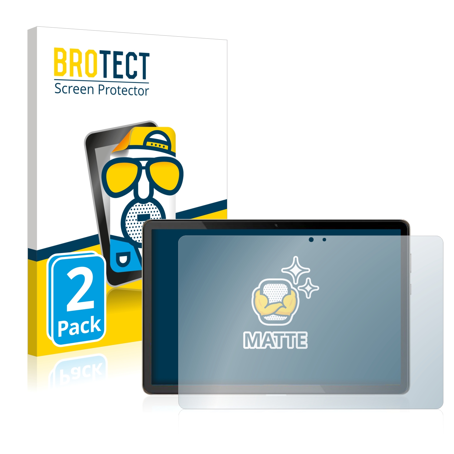 2x BROTECT Entspiegelungs-Folie pro Blackview Tab 10 Slim (na šířku)