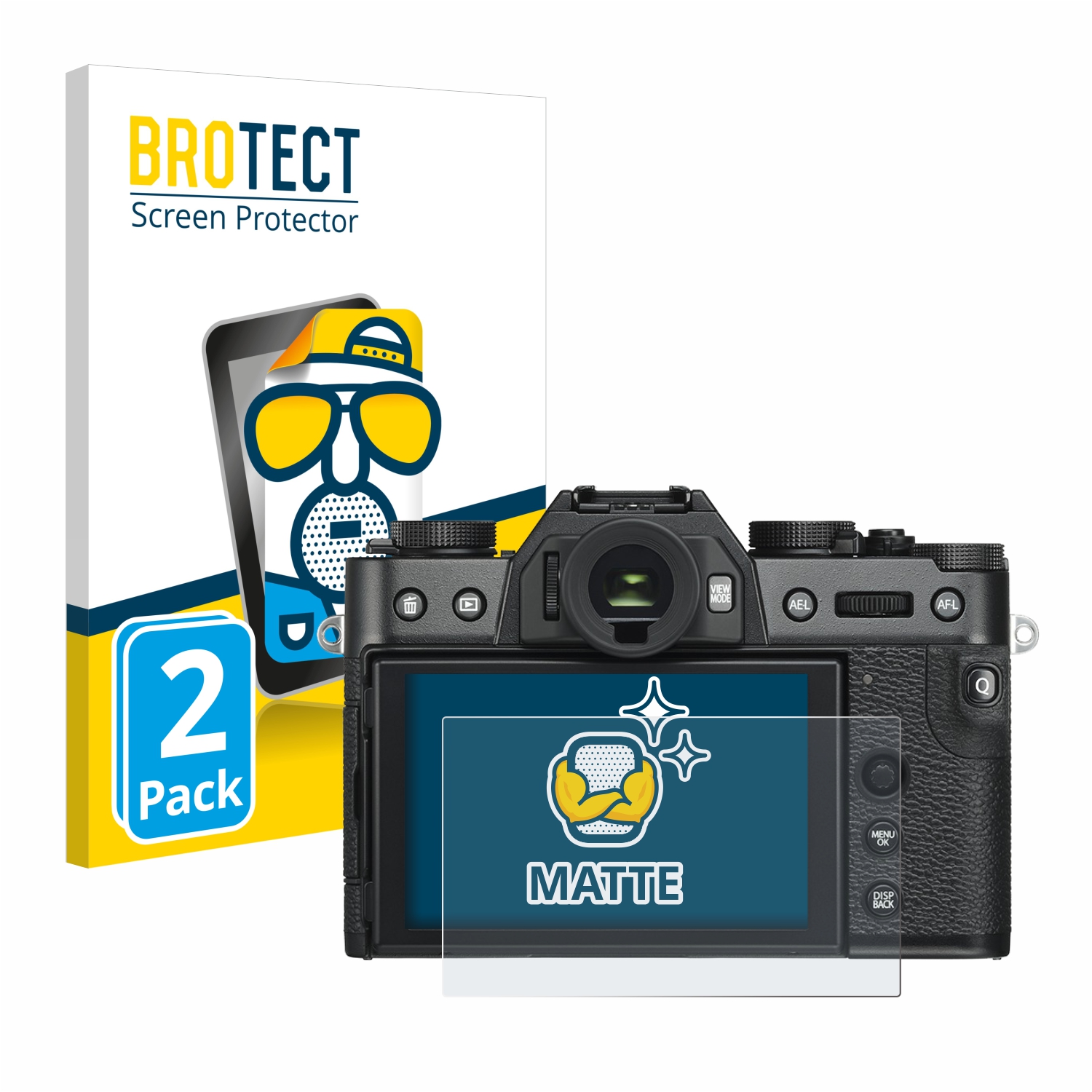 2x BROTECT Entspiegelungs-Folie pro Fujifilm X-T30 ll