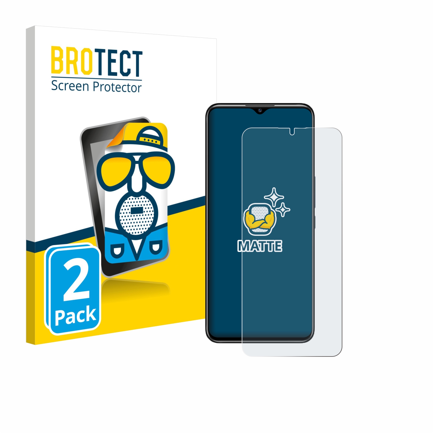 2x BROTECT Entspiegelungs-Folie pro TCL 20 R 5G
