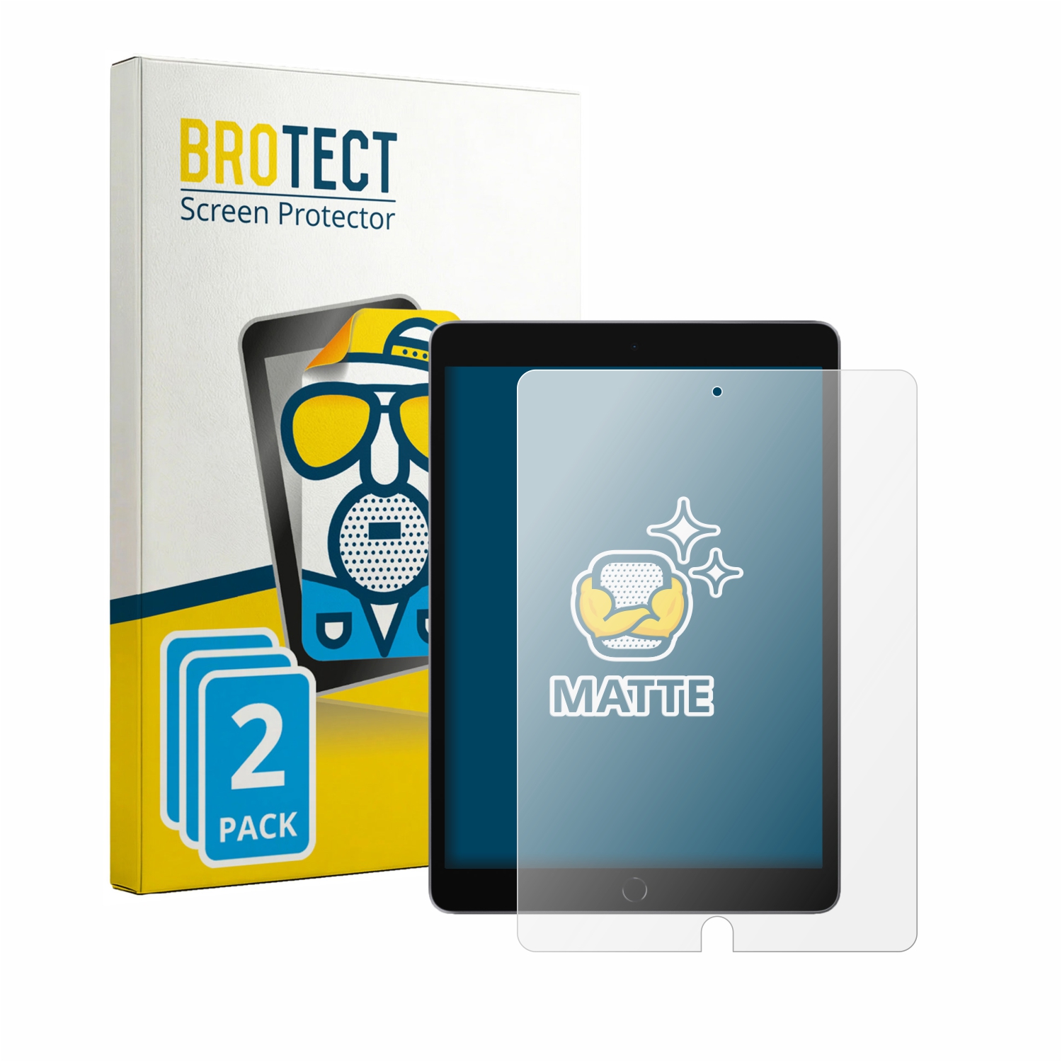 2x BROTECT Entspiegelungs-Folie pro Apple iPad 10.2 WiFi 2021 (9. Gen.)