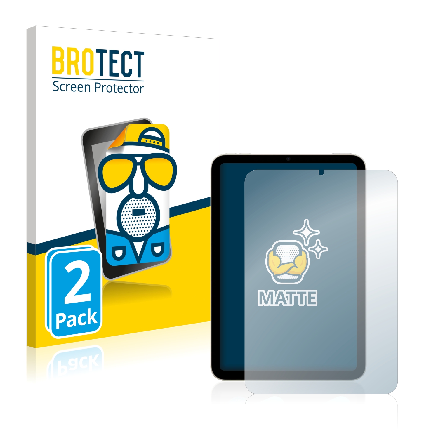 2x BROTECT Entspiegelungs-Folie pro Apple iPad Mini 6 WiFi Cellular 2021