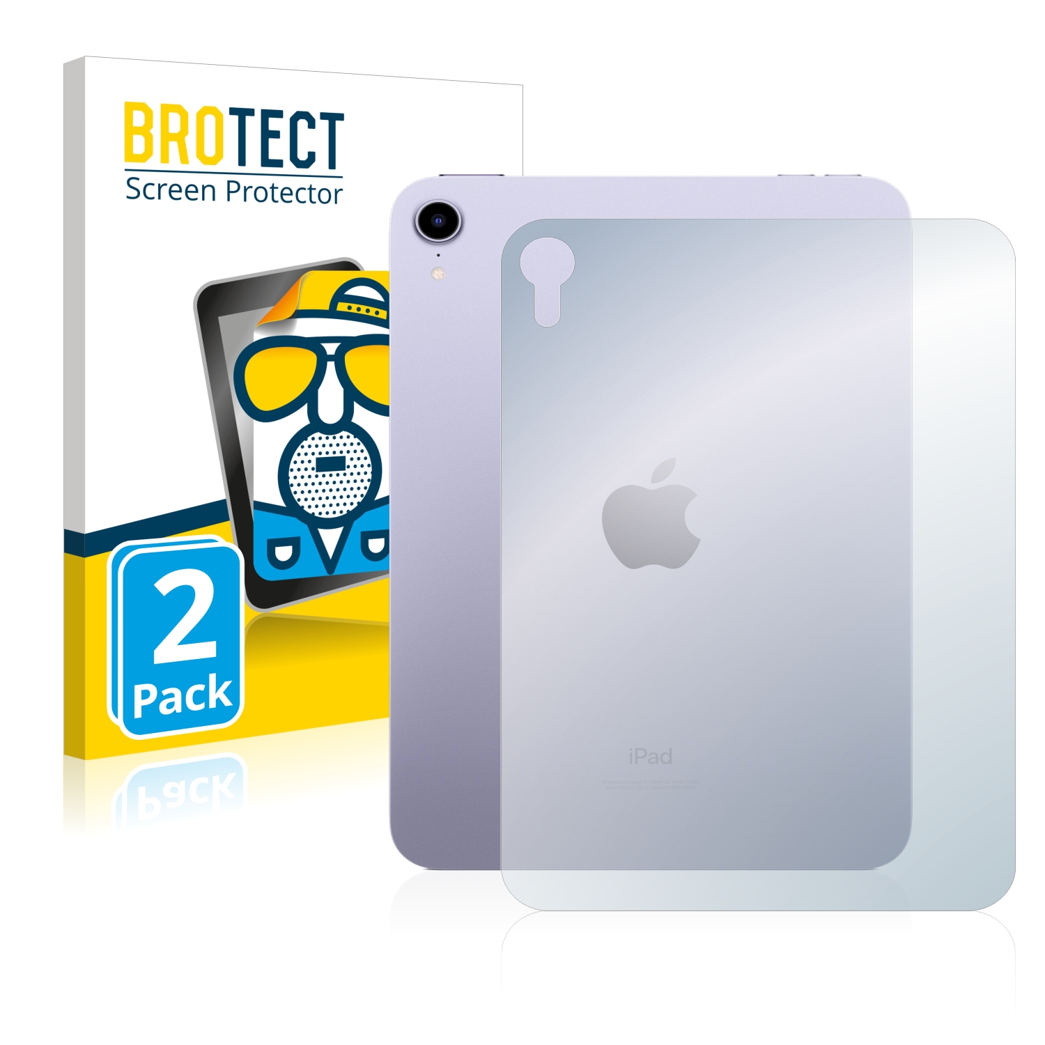 2x BROTECT Entspiegelungs-Folie pro Apple iPad Mini 6 WiFi 2021 (zadní strana, 6 Gen.)