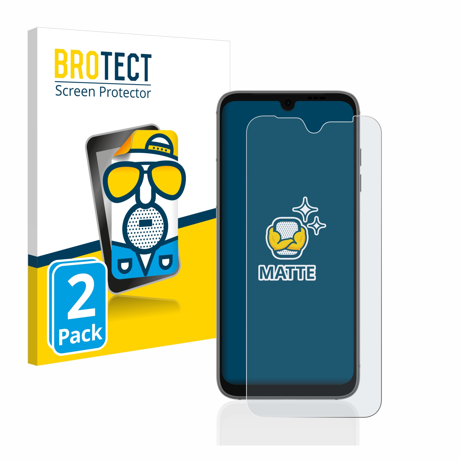2x BROTECT Entspiegelungs-Folie pro Fairphone 4