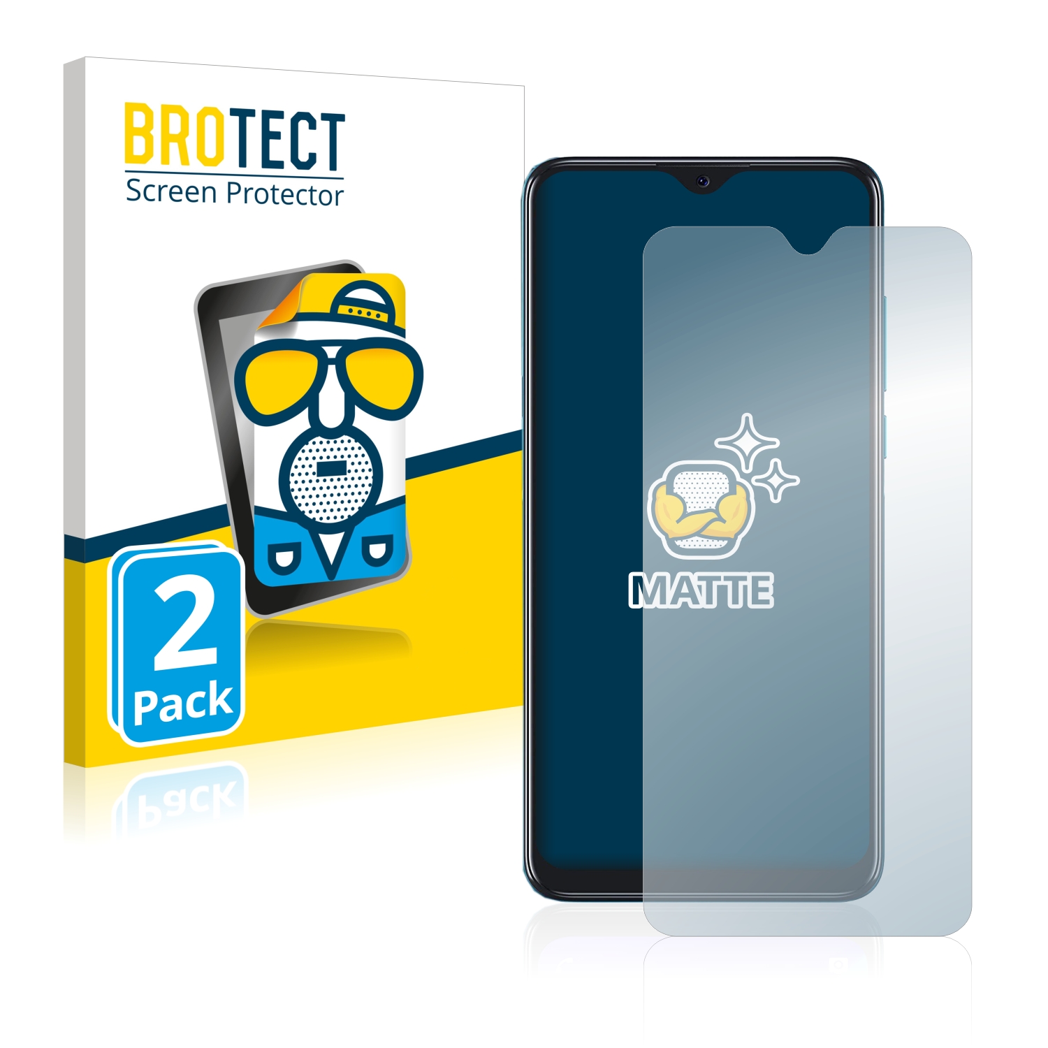 2x BROTECT Entspiegelungs-Folie pro TCL 20 SE