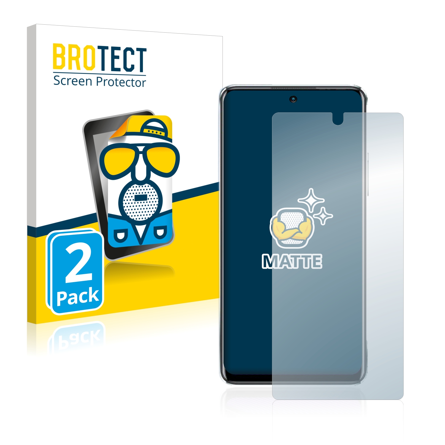2x BROTECT Entspiegelungs-Folie pro Infinix Note 11 Pro