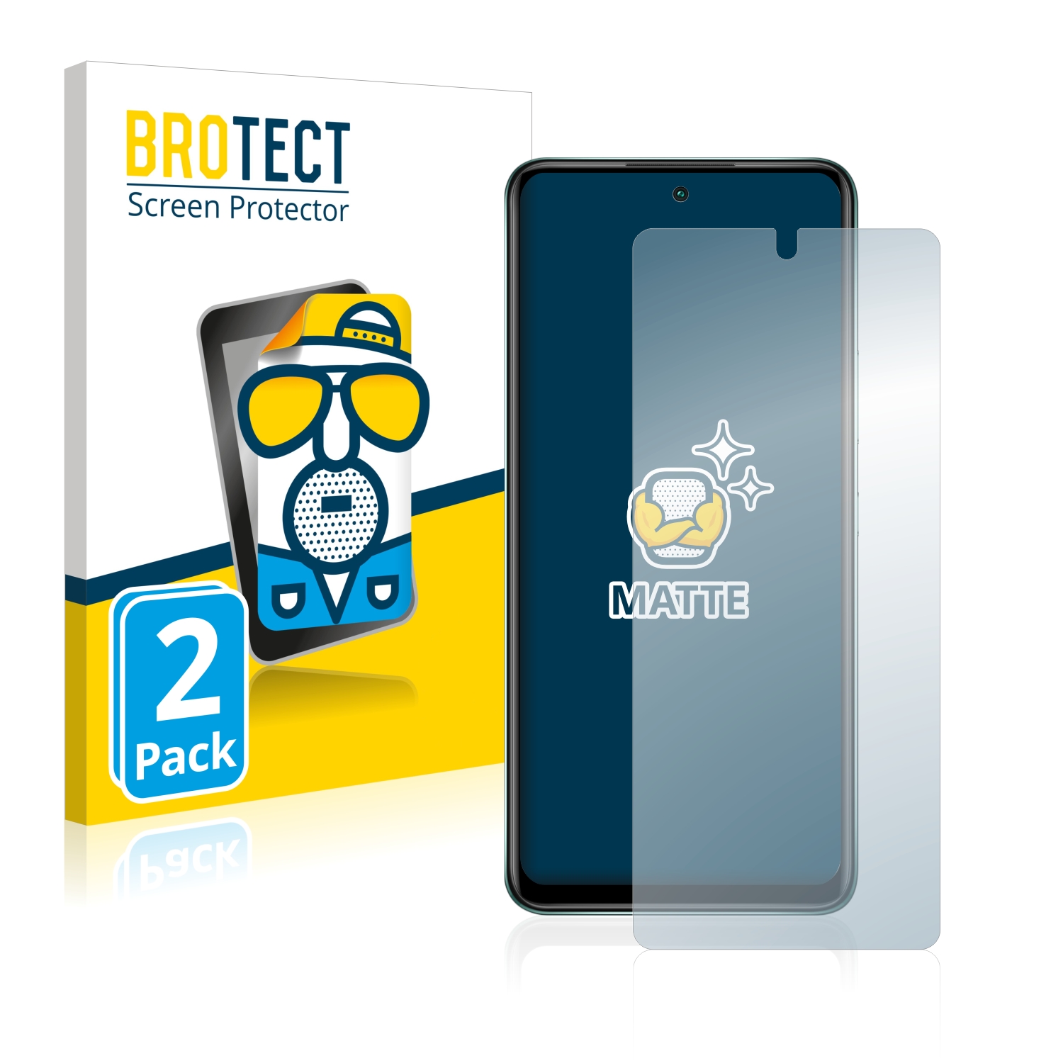 2x BROTECT Entspiegelungs-Folie pro Infinix Hot 11s