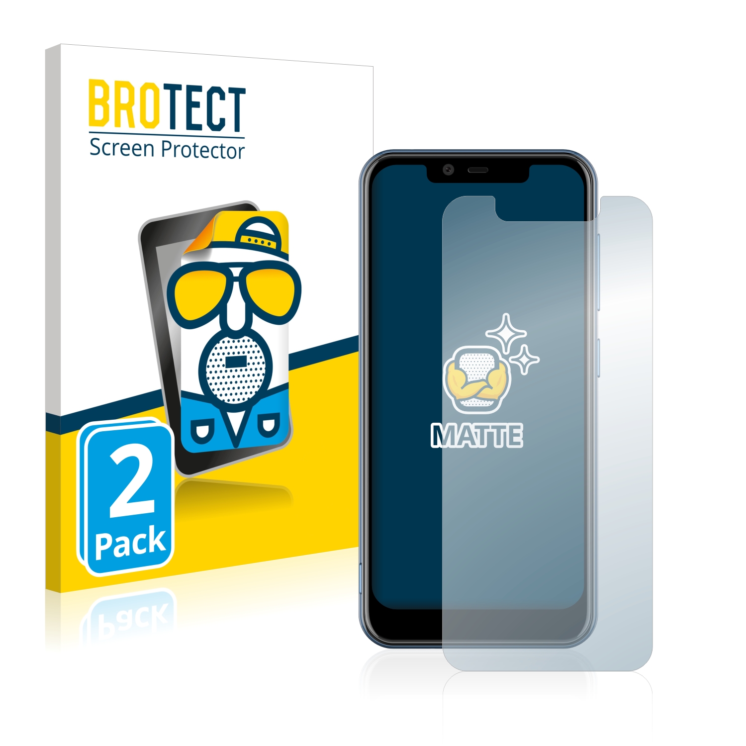 2x BROTECT Entspiegelungs-Folie pro Blabloo Wave 1