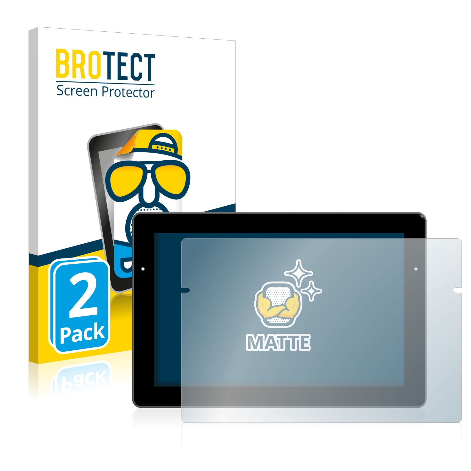 2x BROTECT Entspiegelungs-Folie pro Topcon Opus B6e
