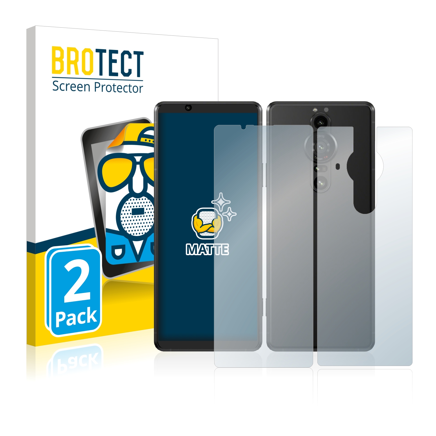 2x BROTECT Entspiegelungs-Folie pro Sony Xperia Pro-I (displej+zadní strana)