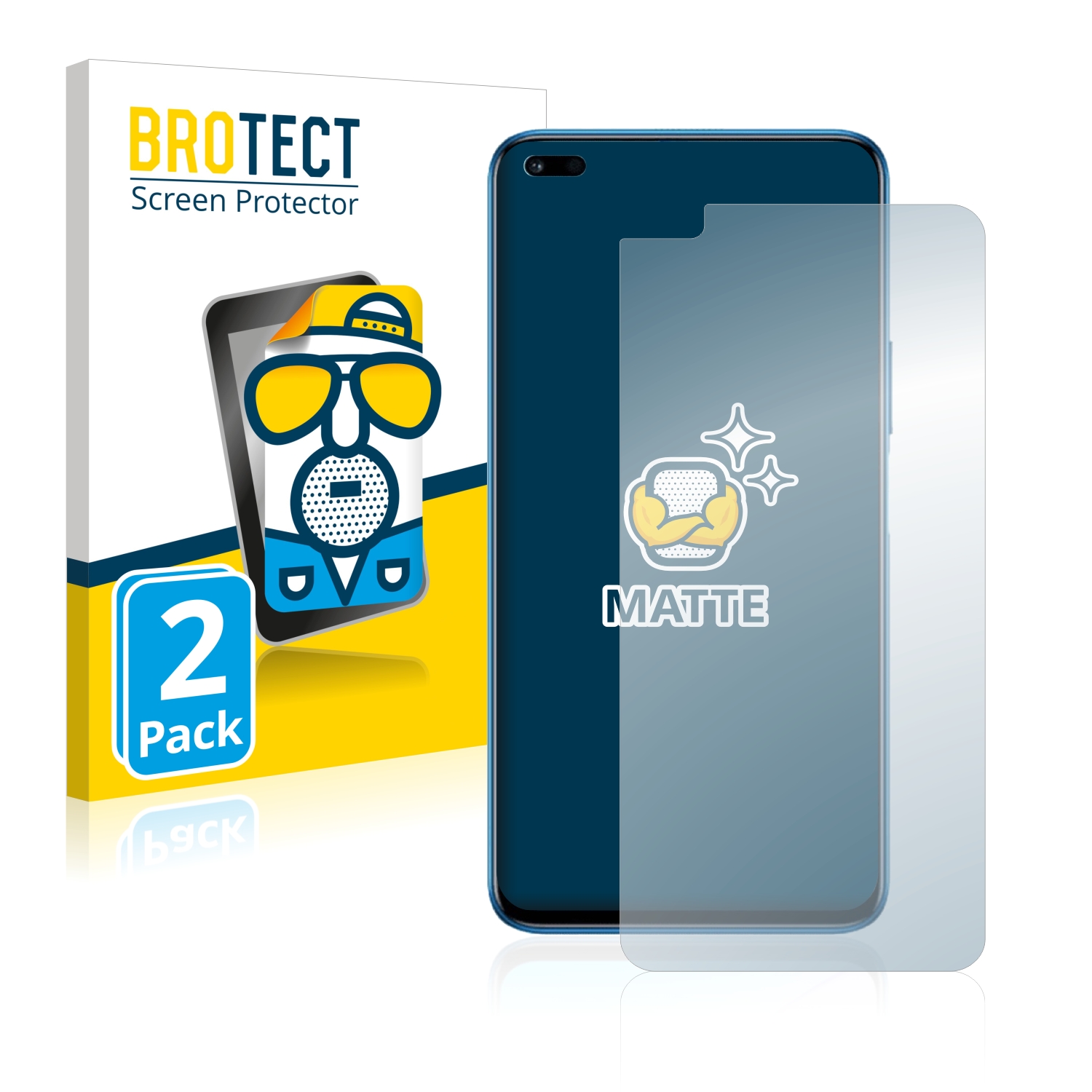 2x BROTECT Entspiegelungs-Folie pro Honor 50 Lite