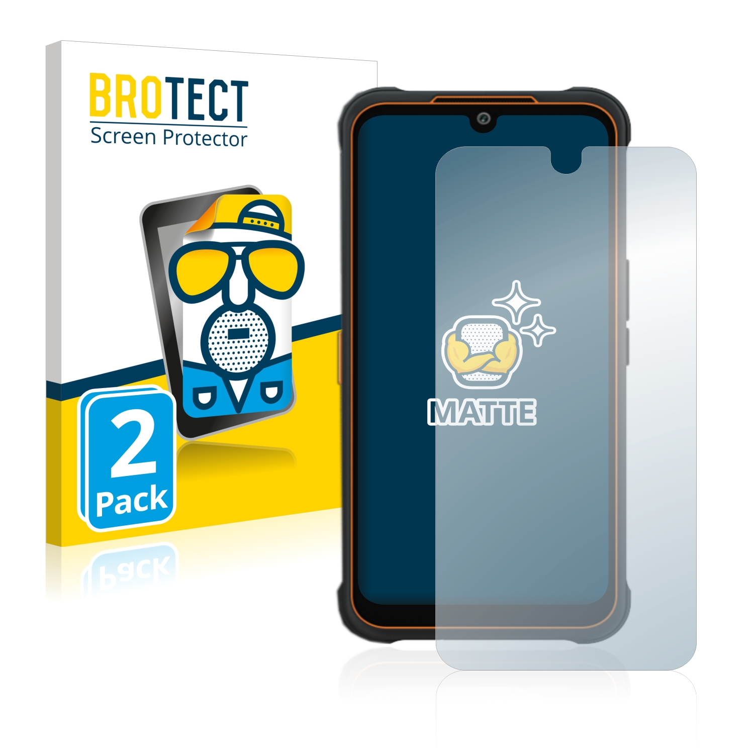2x BROTECT Entspiegelungs-Folie pro AGM Glory