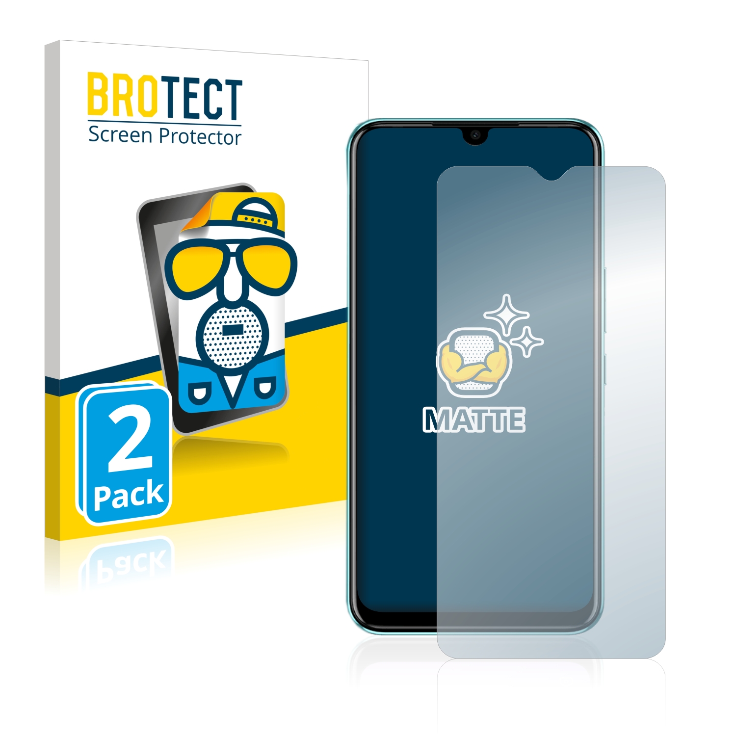 2x BROTECT Entspiegelungs-Folie pro Tecno Spark 8